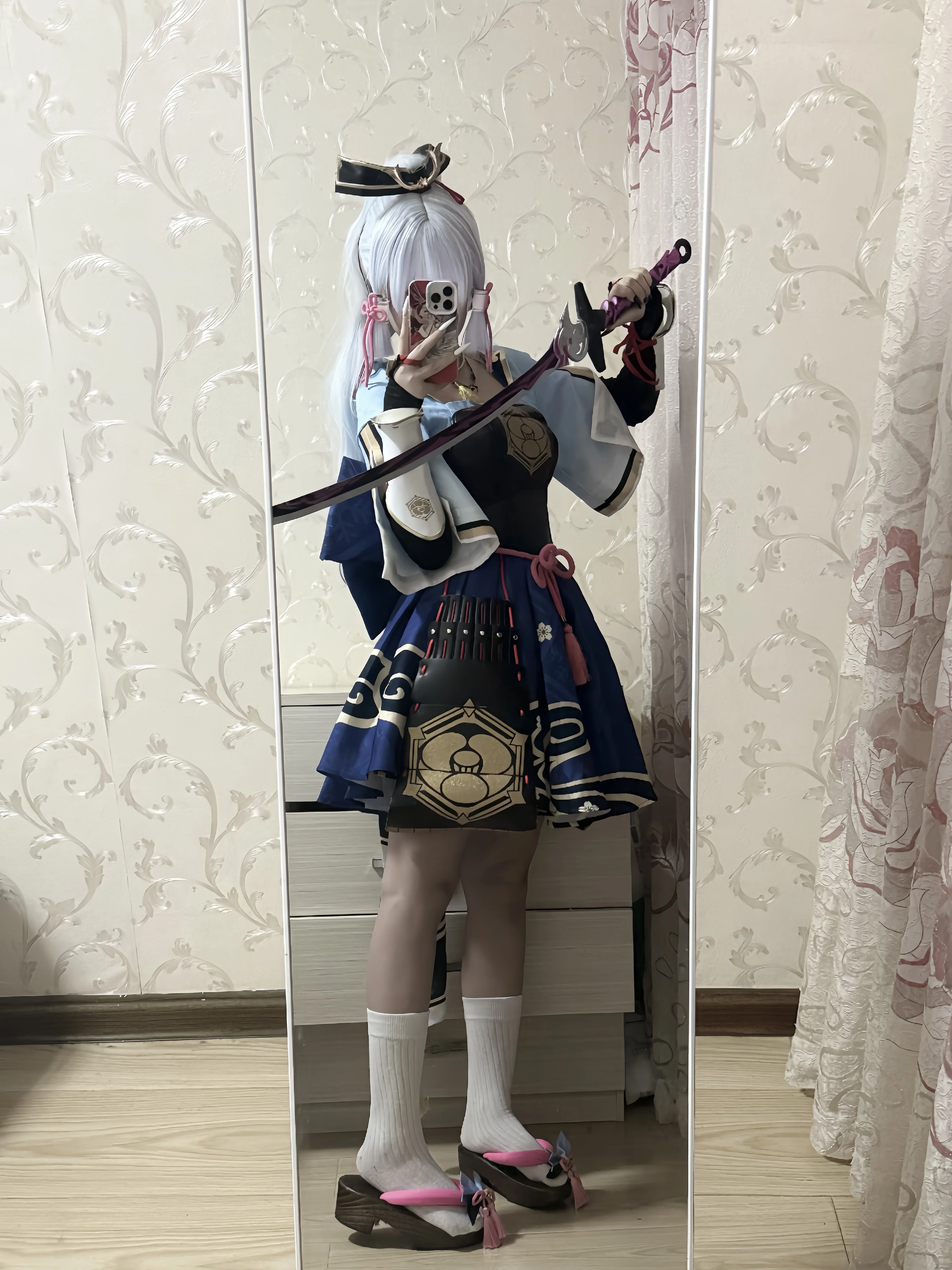 【神里绫华cos】原神稻妻风格的对镜自拍记录 - 第 2 张
