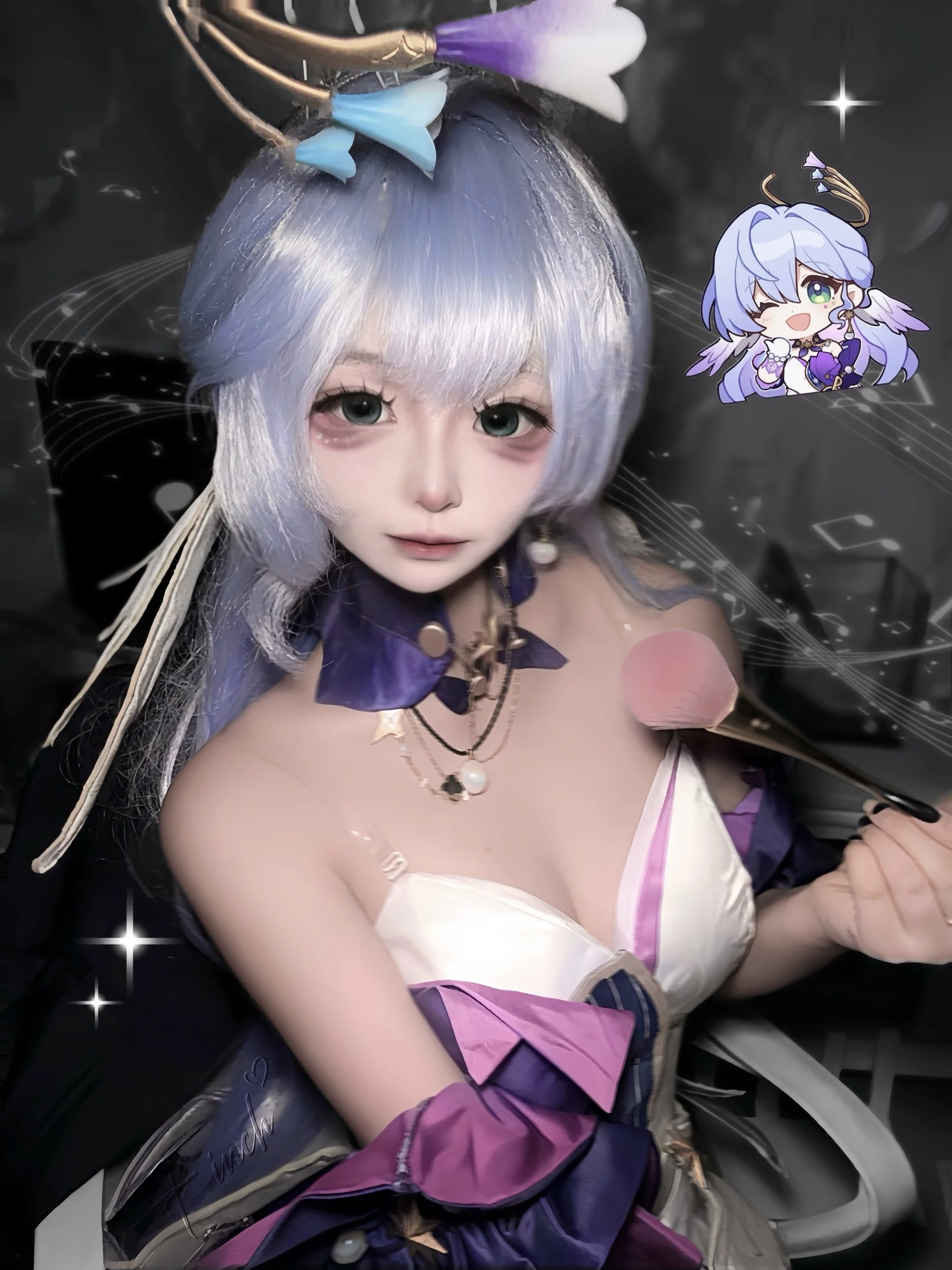【知更鸟cos】崩坏星穹铁道里的天环族少女 - 第 1 张