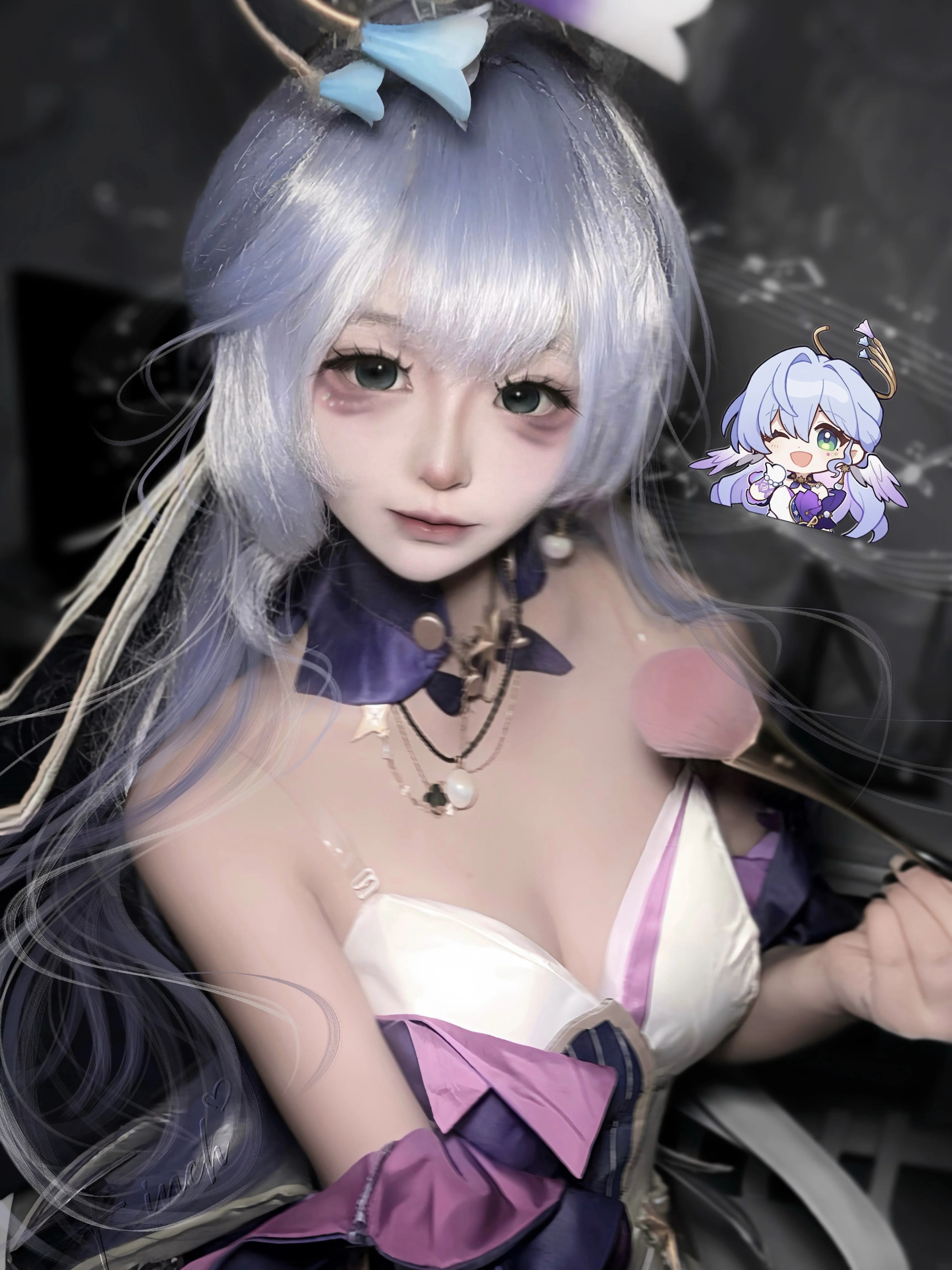 【知更鸟cos】崩坏星穹铁道的音符使者，轻唱浅梦 - 第 1 张