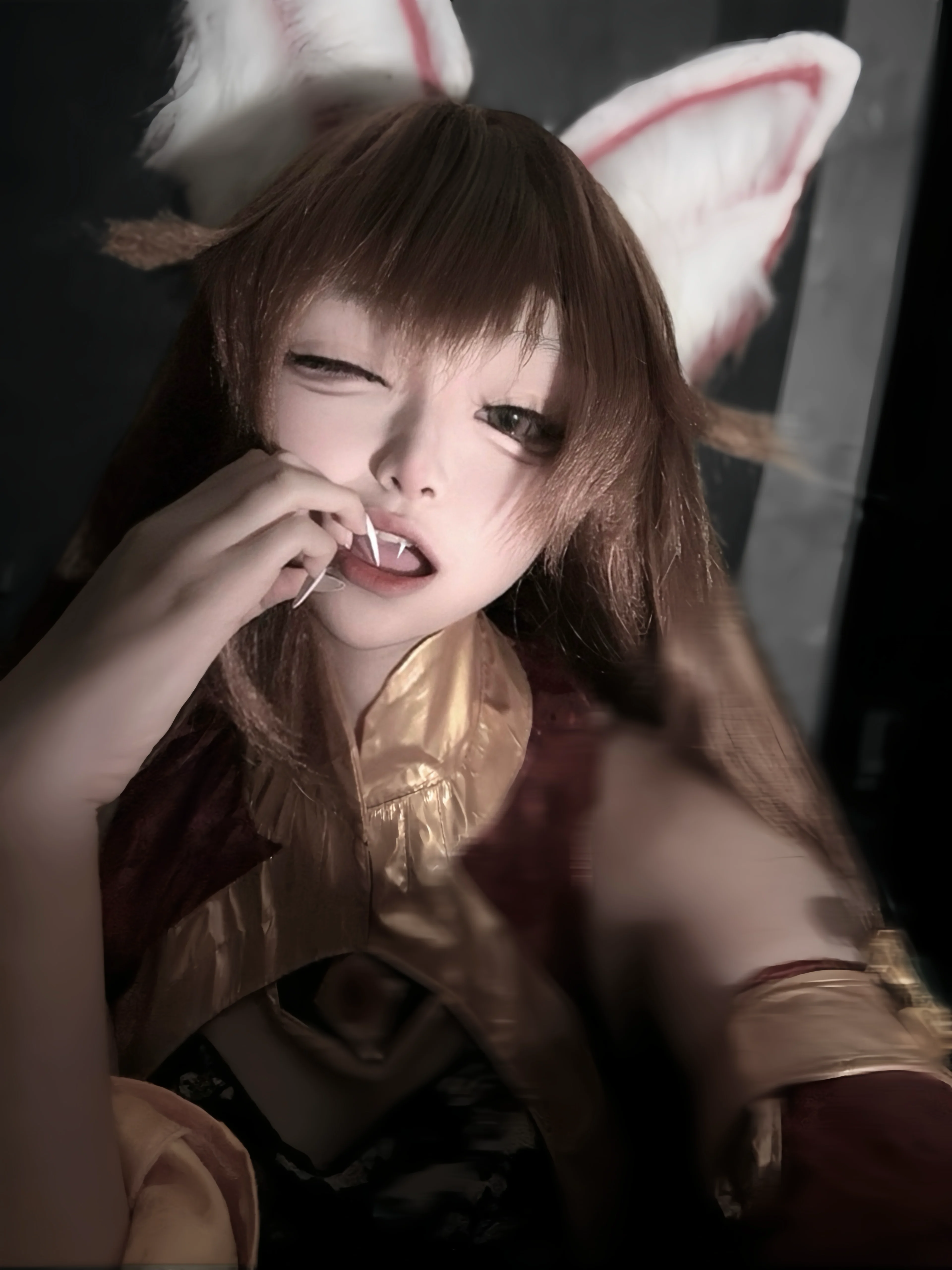 【妲己cos】王者荣耀，慵懒狐狸的暗黑风造型