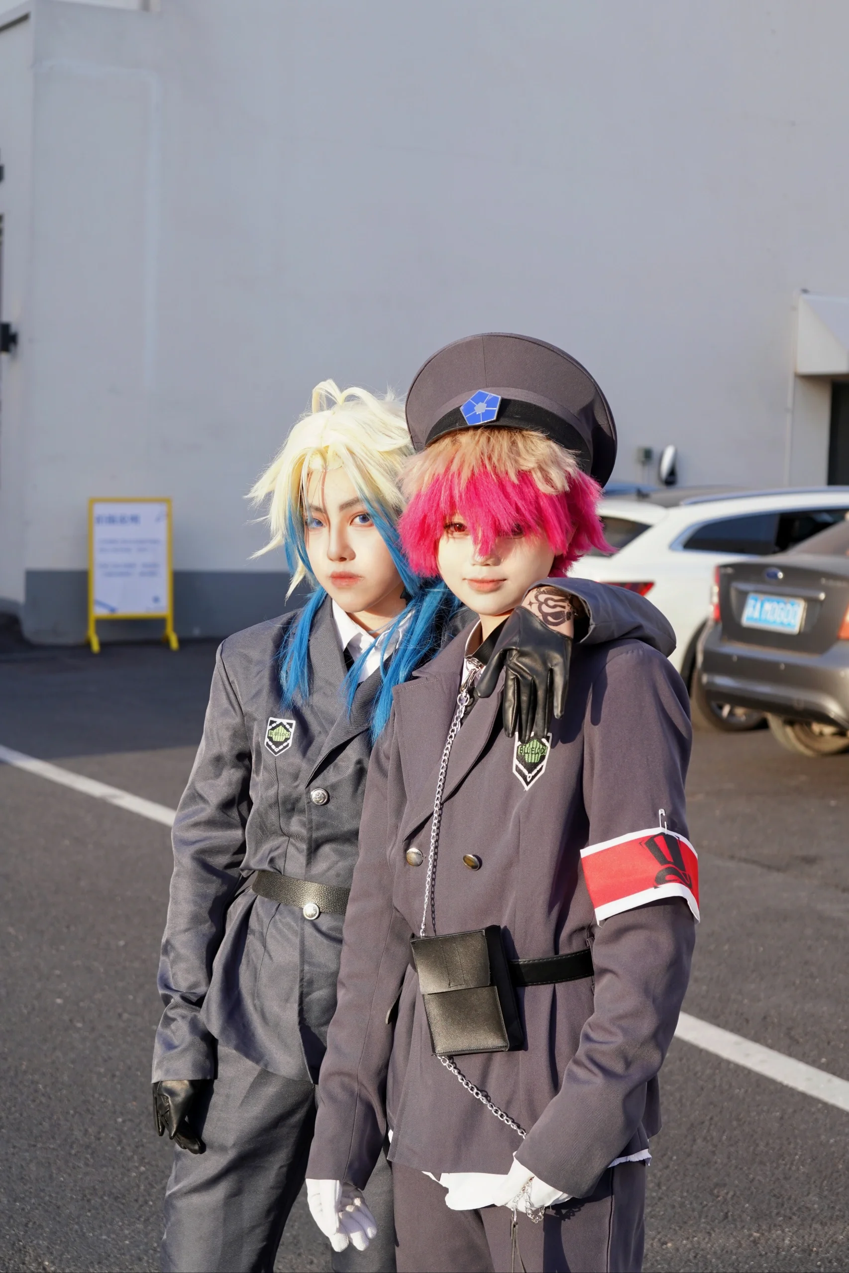 【凯撒cos】蓝色监狱双人正片，赛博废土风的夜间拍摄 - 第 7 张