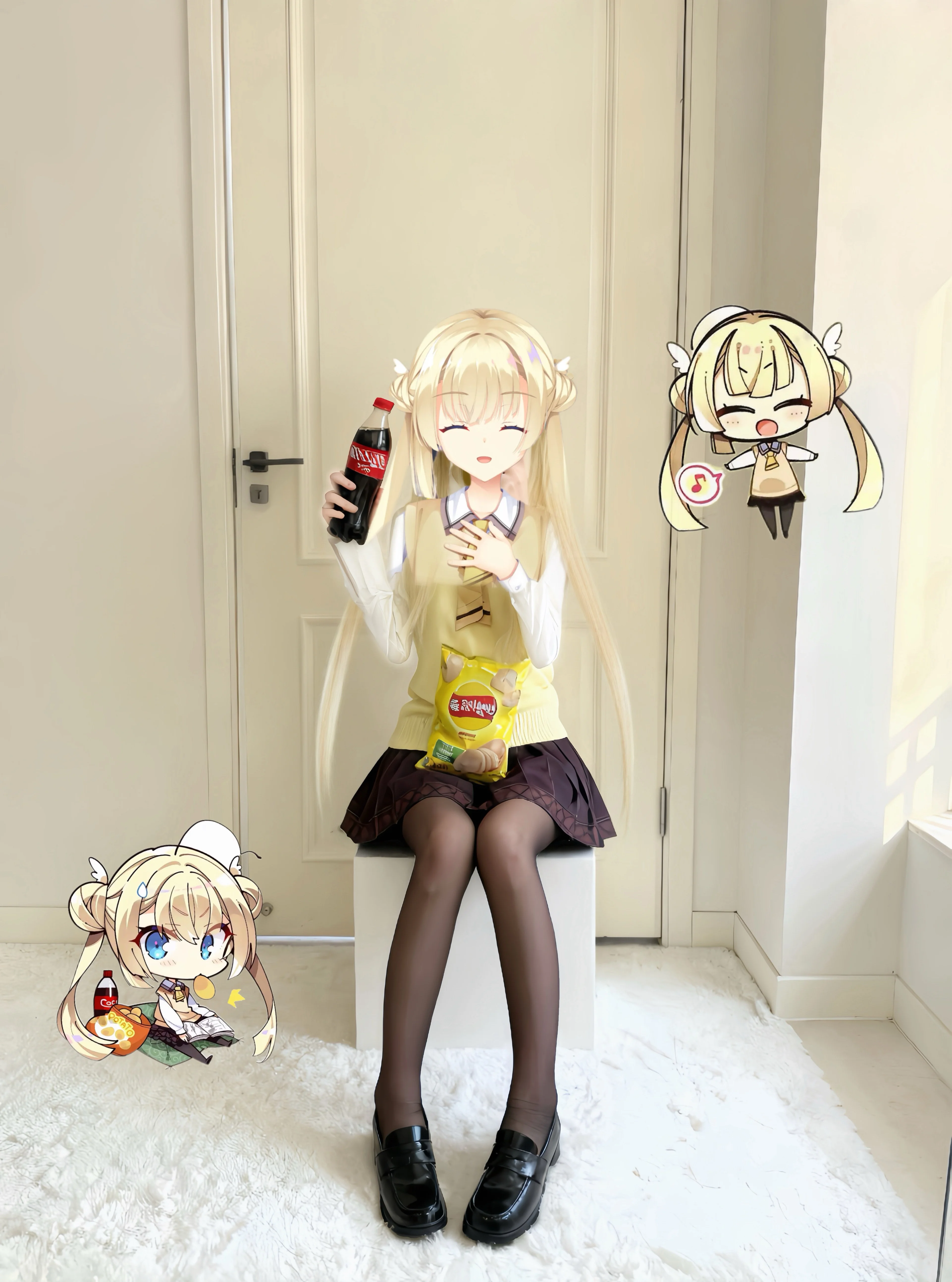 【白雪乃爱cos】天使纷扰里的天使试衣日常 - 第 2 张