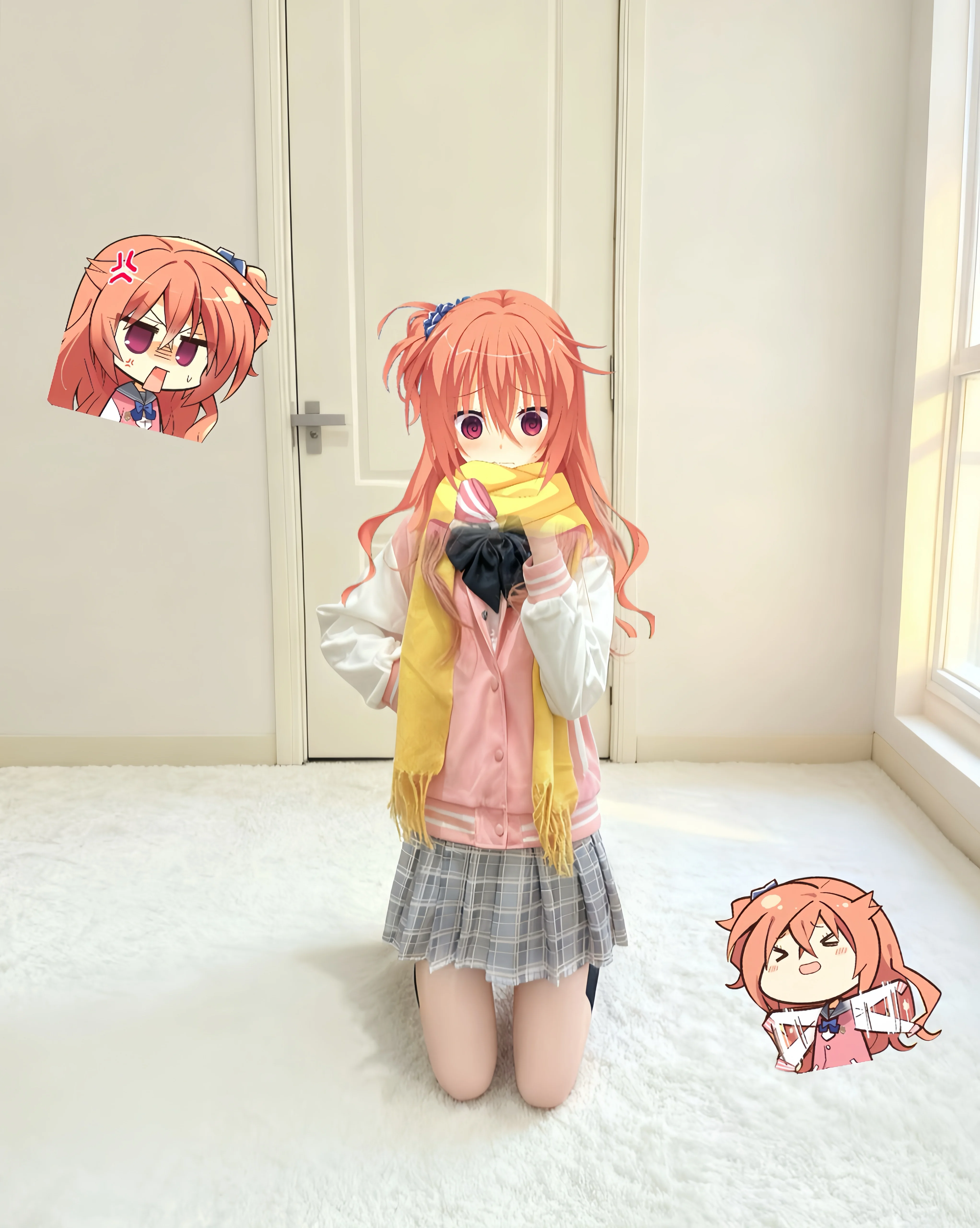 【因幡巡cos】魔女的夜宴冬季制服试穿记录 - 第 3 张