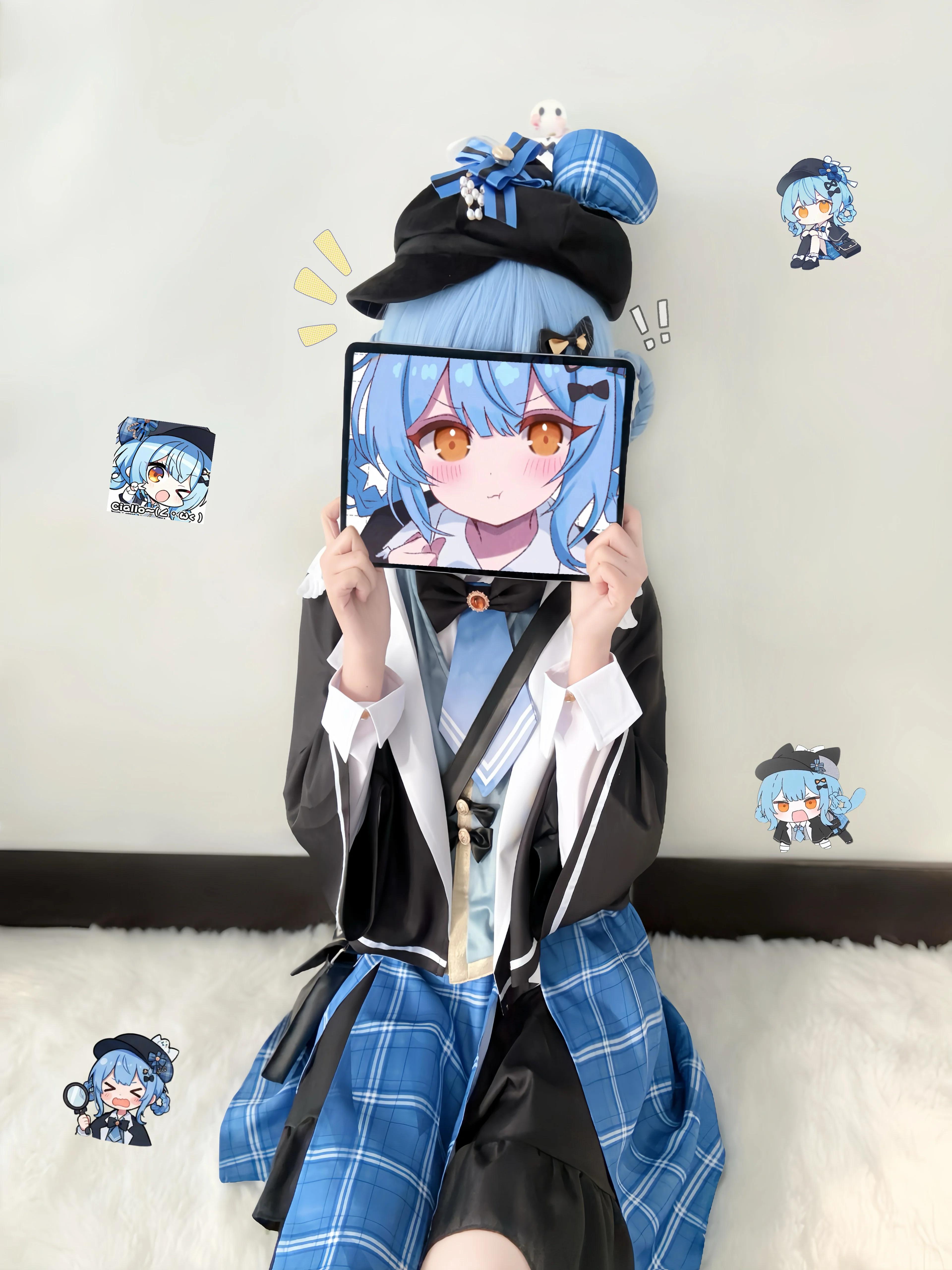 [Sherry Tachibana cosplay] First Fitting for Magical Girl's Witch Trial, Blue-Haired Detective Style Outfit - Image 3