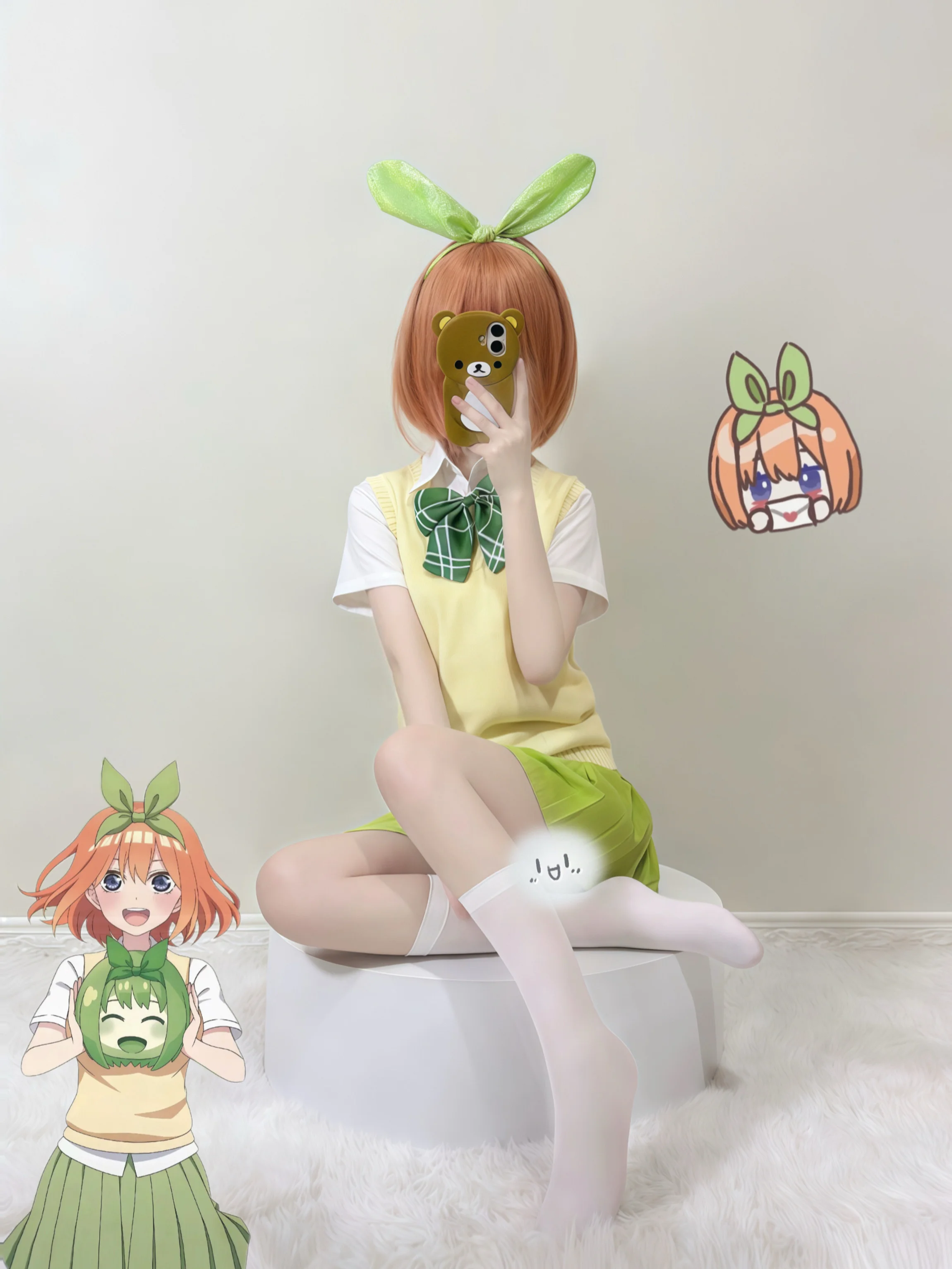 【中野四叶cos】五等分的花嫁，元气满满的试衣日常
