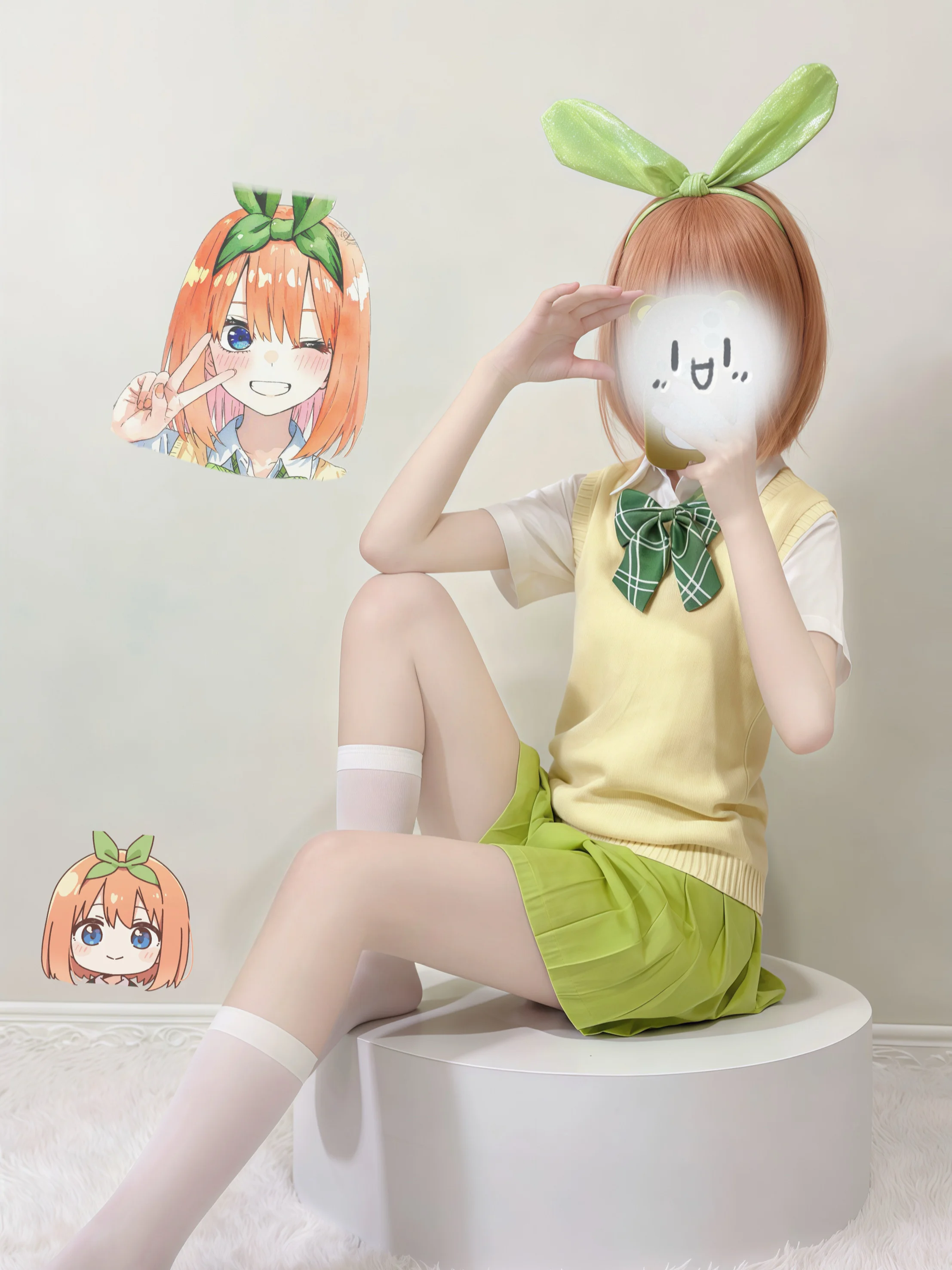 【中野四叶cos】五等分的花嫁，元气满满的试衣日常 - 第 3 张
