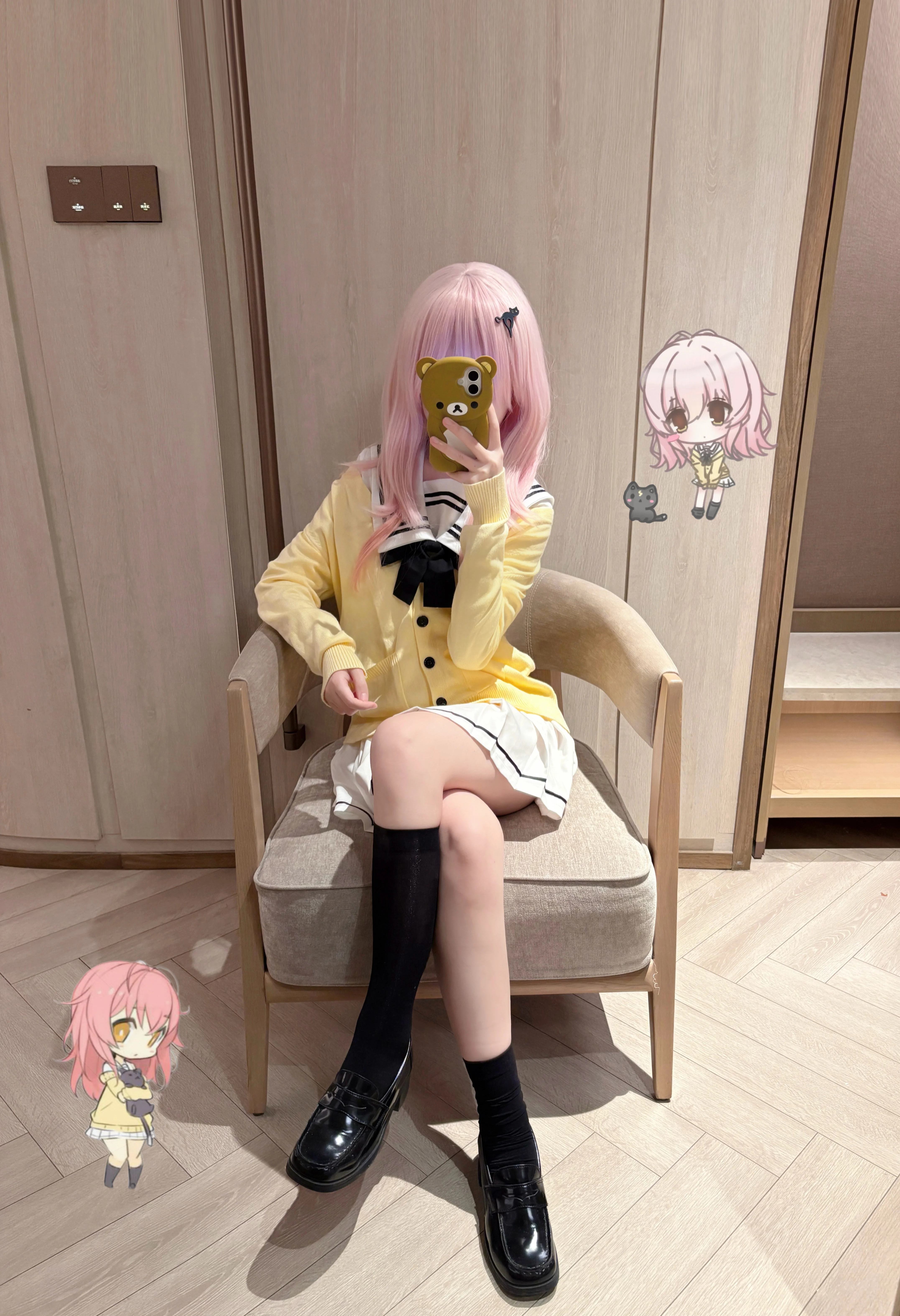 【向日葵 aoi cos】黃色系galgame學院風的穿搭分享 - 第 2 張