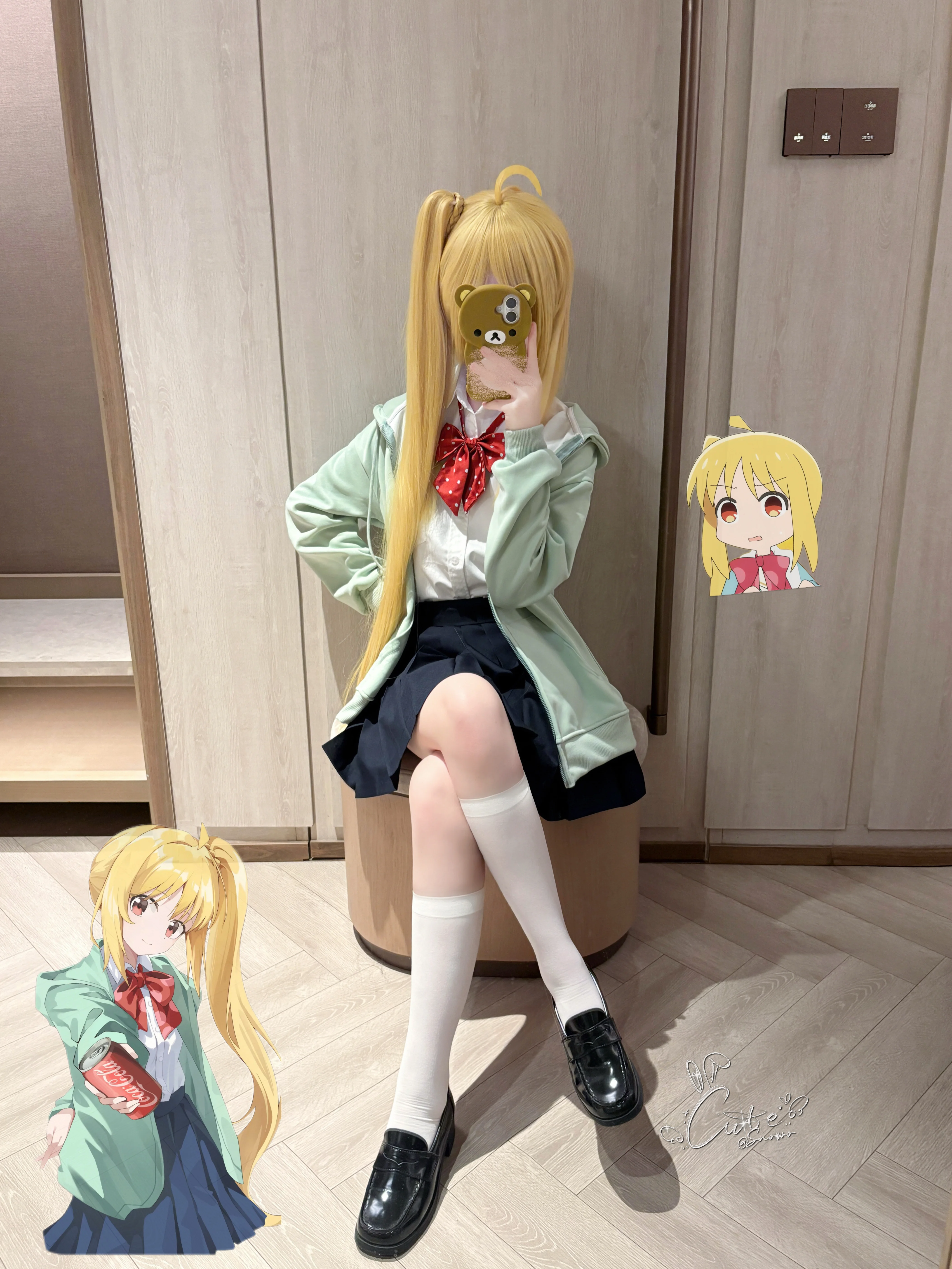 【伊知地虹夏cos】下北泽大天使的试衣间，孤独摇滚的JK穿搭分享