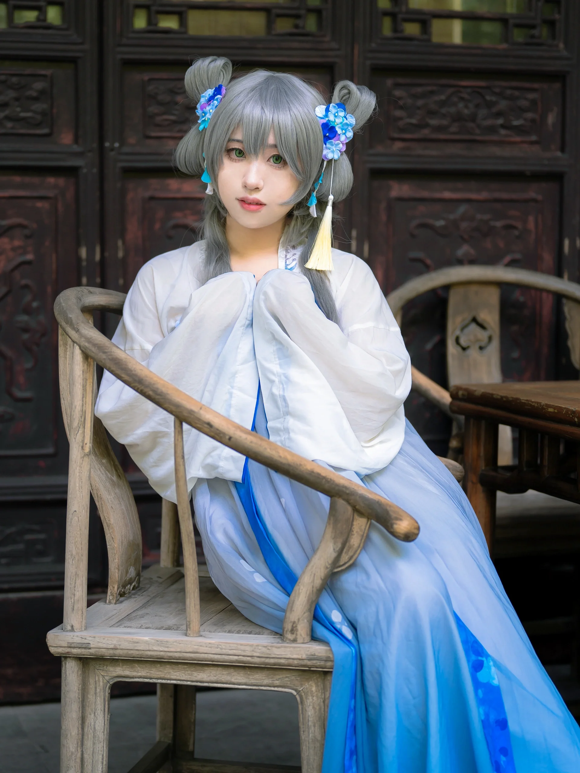【洛天依cos】Vocaloid花辰月夕，桂林公园里的一抹清冷仙气 - 第 9 张