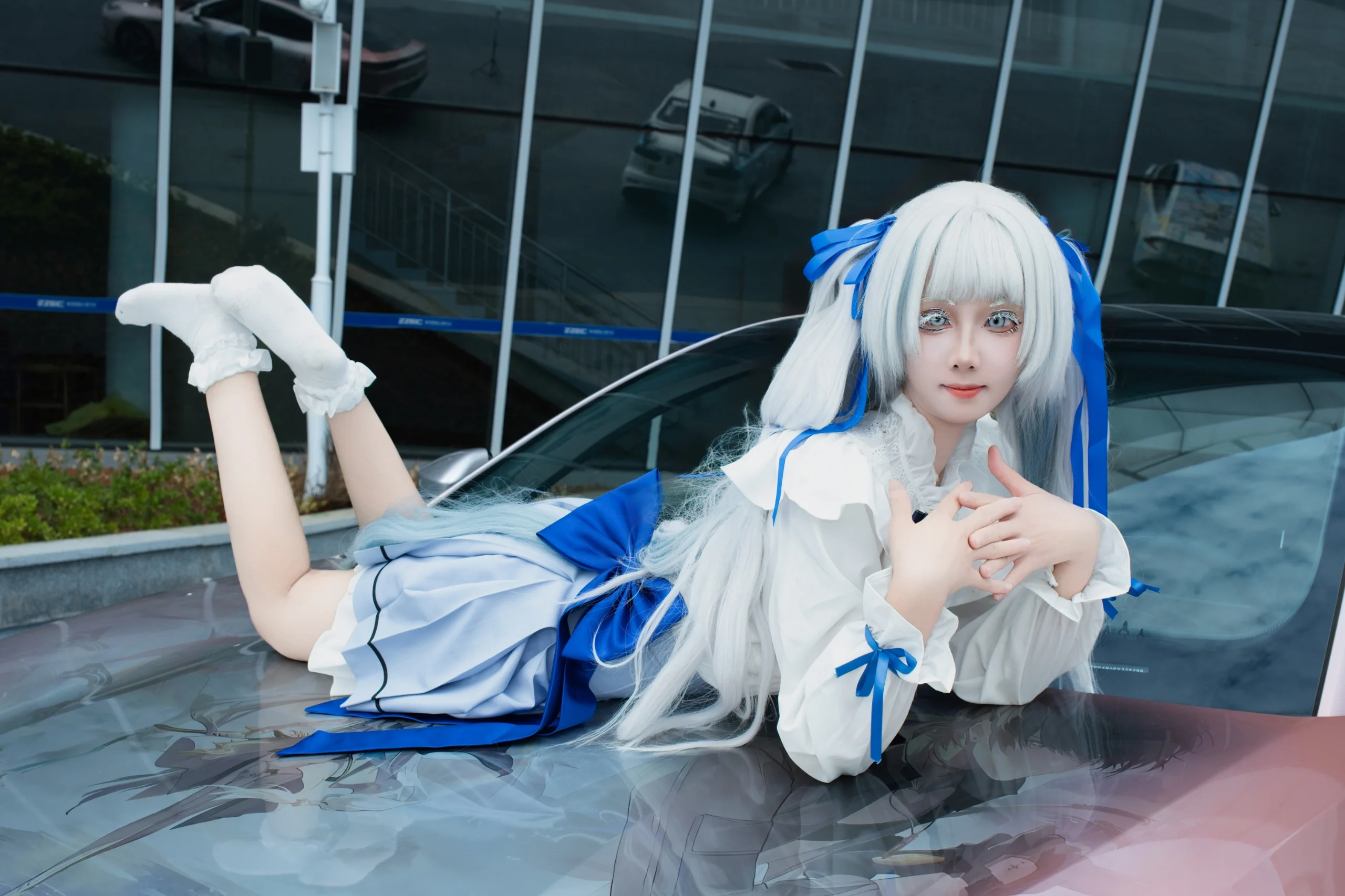 【今汐コスプレ】鳴潮に広がる白と青、コスプレ会場写真の共有 - 3 枚目
