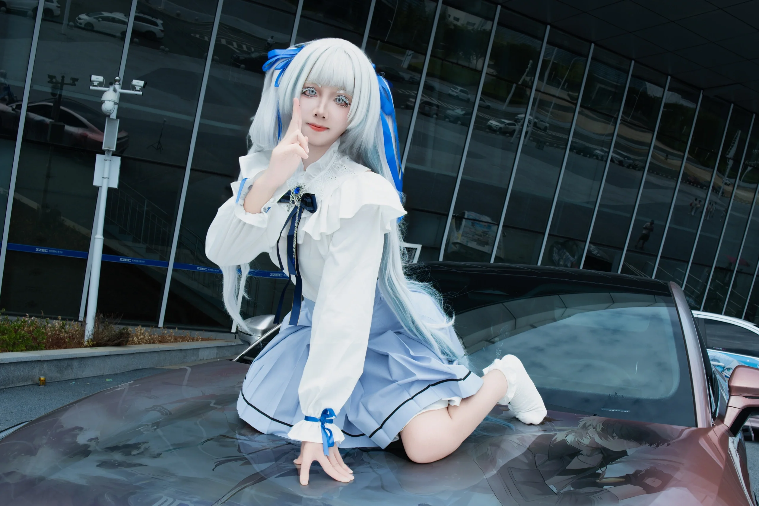 【今汐コスプレ】鳴潮に広がる白と青、コスプレ会場写真の共有 - 4 枚目