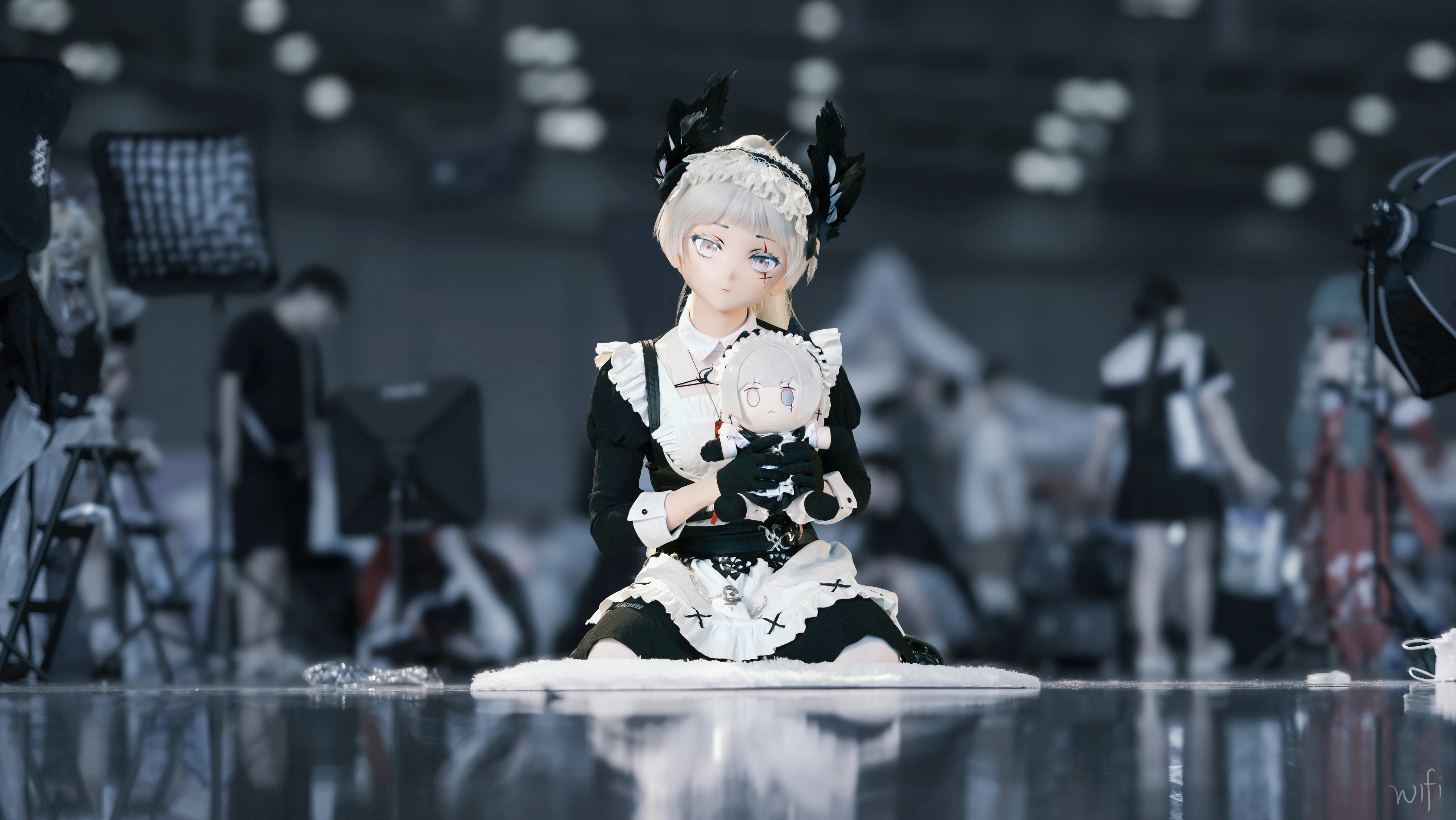 【明日方舟艾丽妮cos】漫展现场的静谧与精致 - 第 2 张