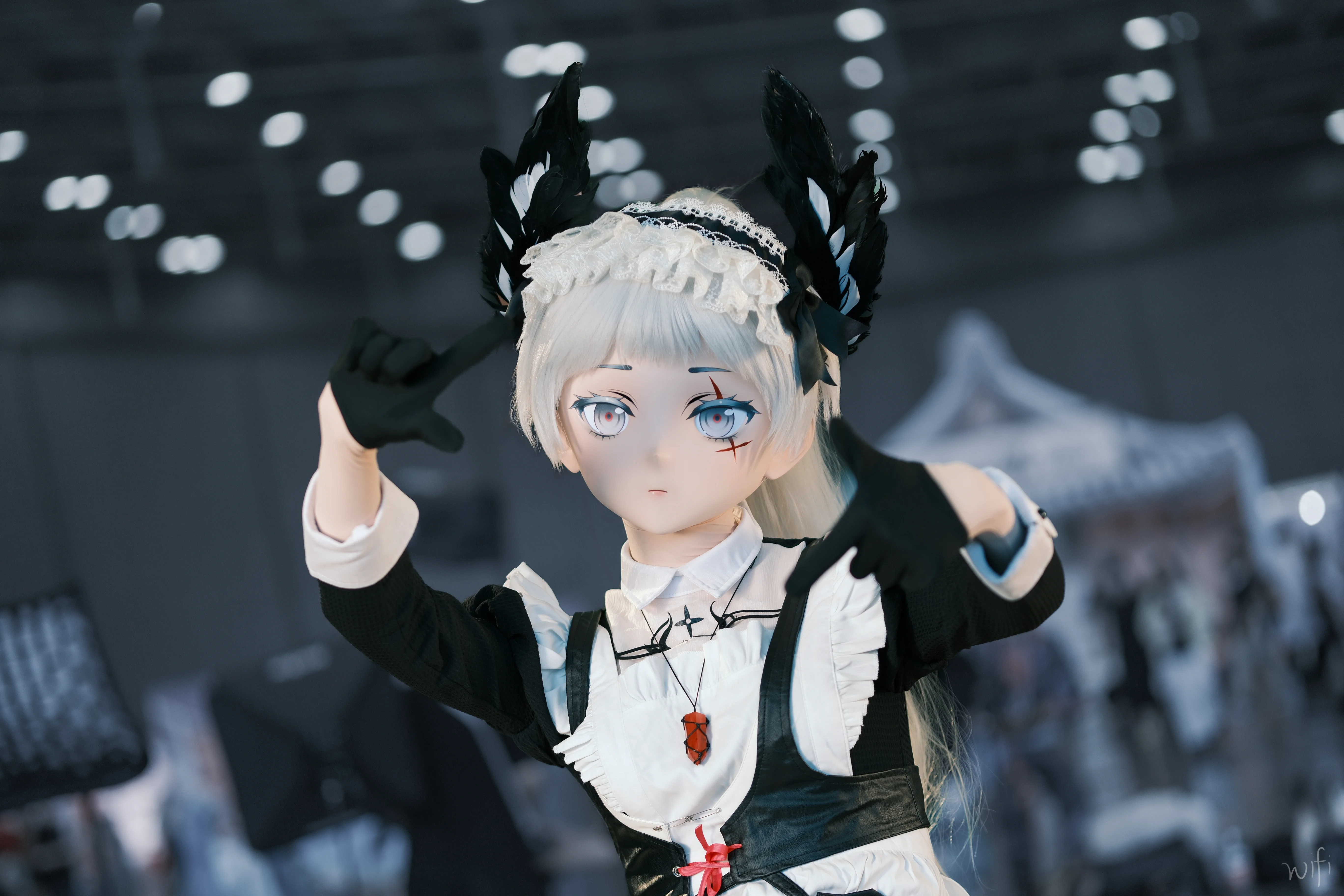 【明日方舟艾丽妮cos】漫展现场的静谧与精致 - 第 4 张