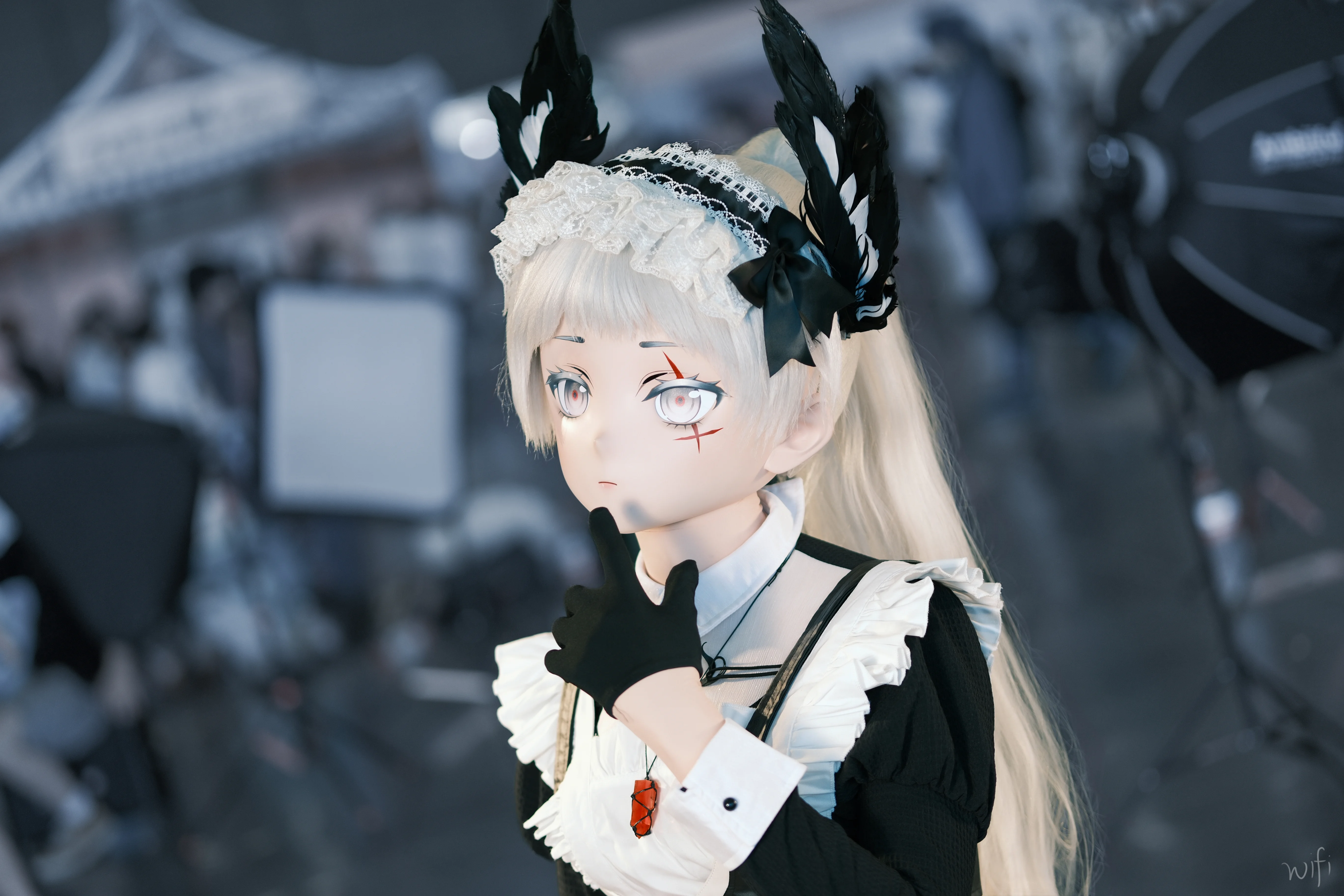 【明日方舟艾丽妮cos】漫展现场的静谧与精致 - 第 5 张