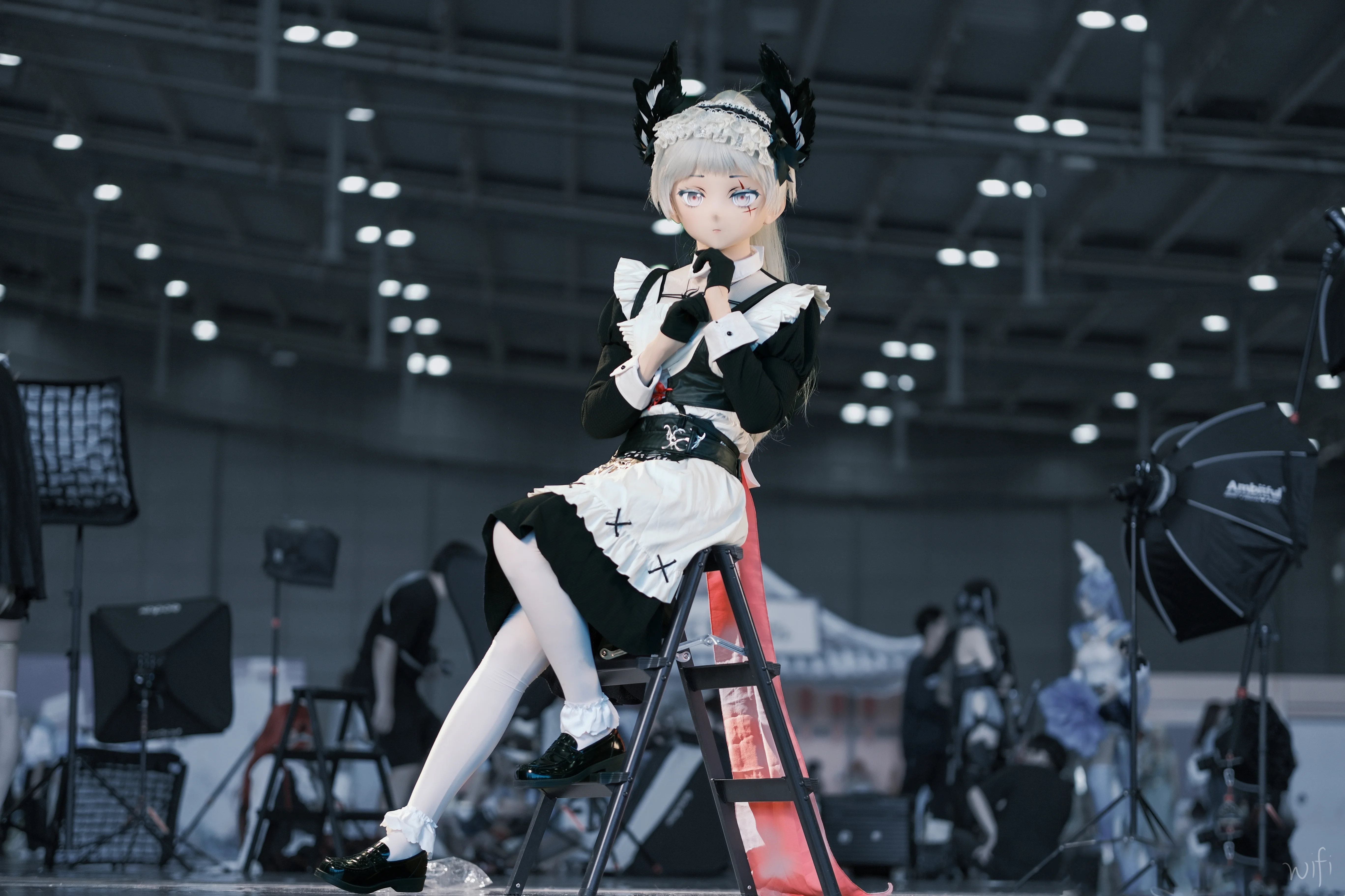 【明日方舟艾丽妮cos】漫展现场的静谧与精致