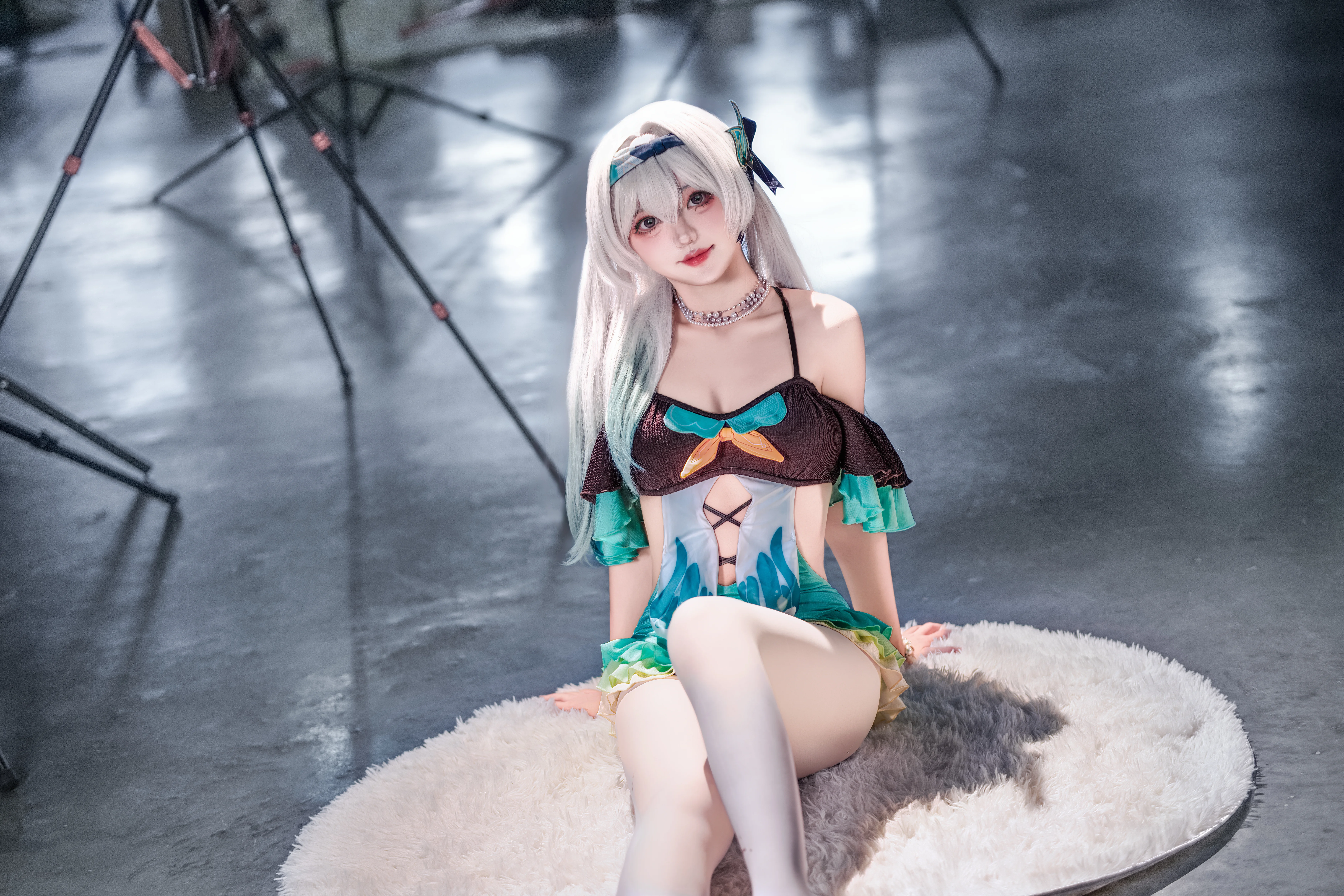 【流萤cos】崩坏星穹铁道里的她，藏着夏天的细碎星光
