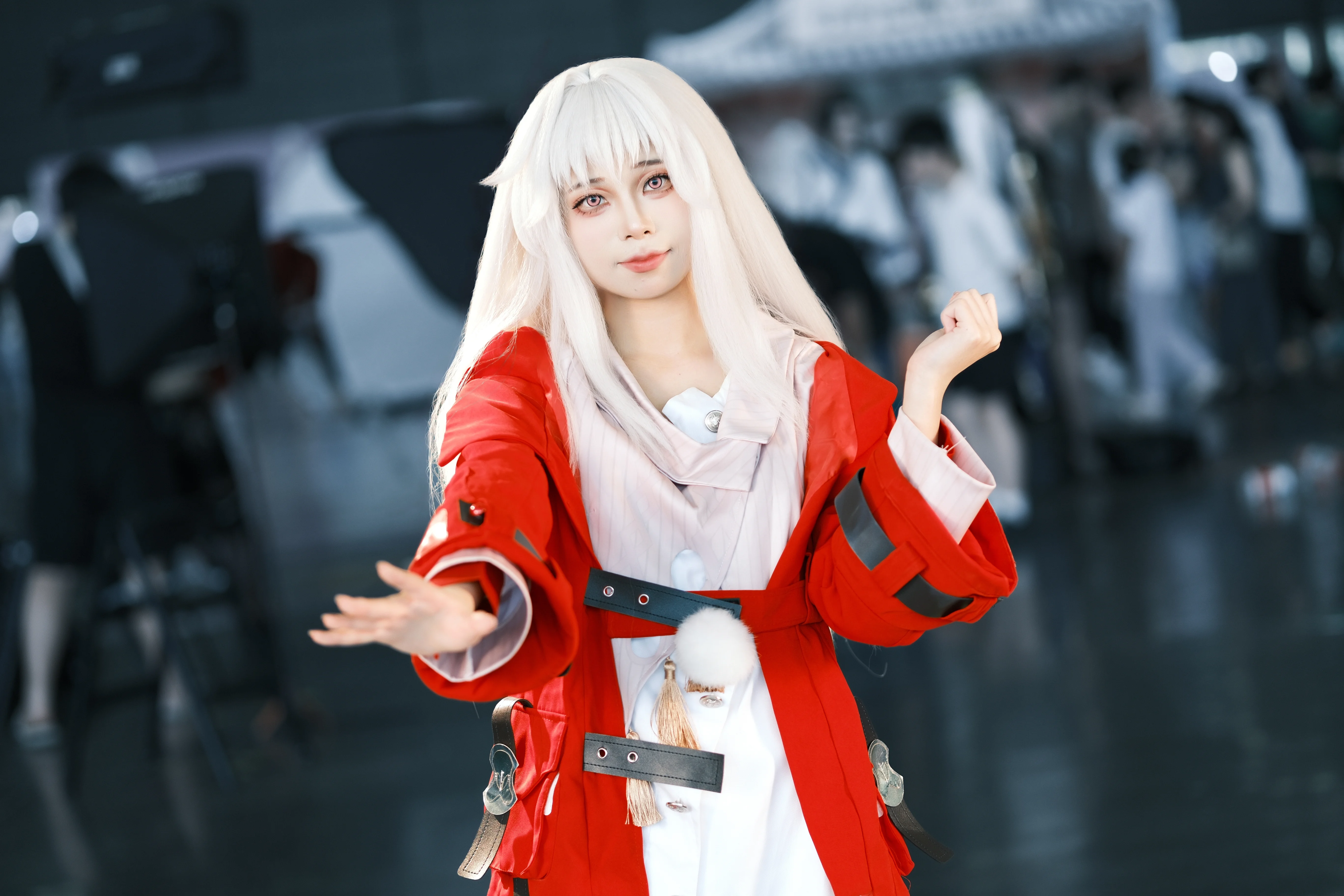 【克拉拉cos】崩坏星穹铁道的红白配色与展会现场 - 第 3 张