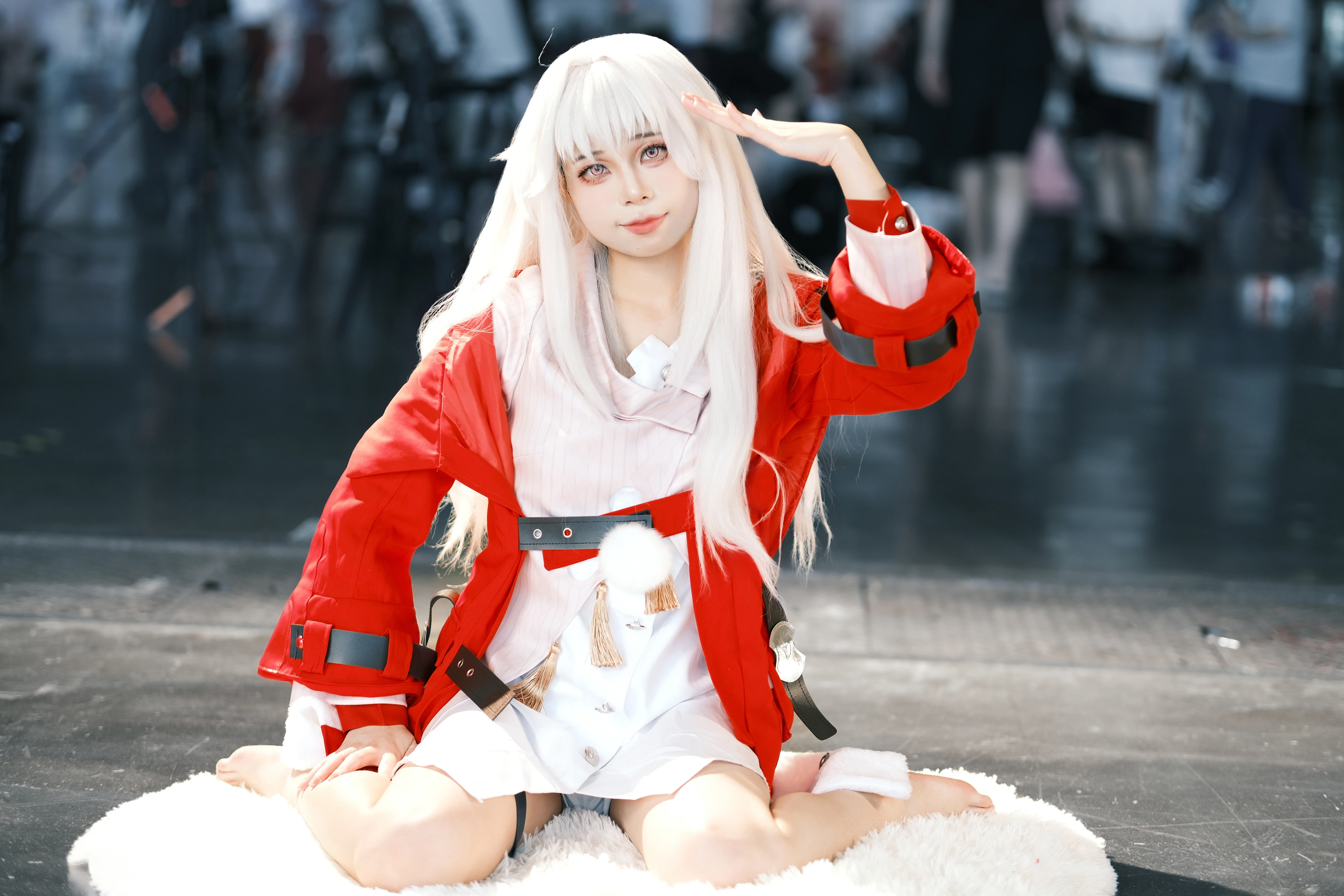 【克拉拉cos】崩坏星穹铁道的红白配色与展会现场 - 第 6 张