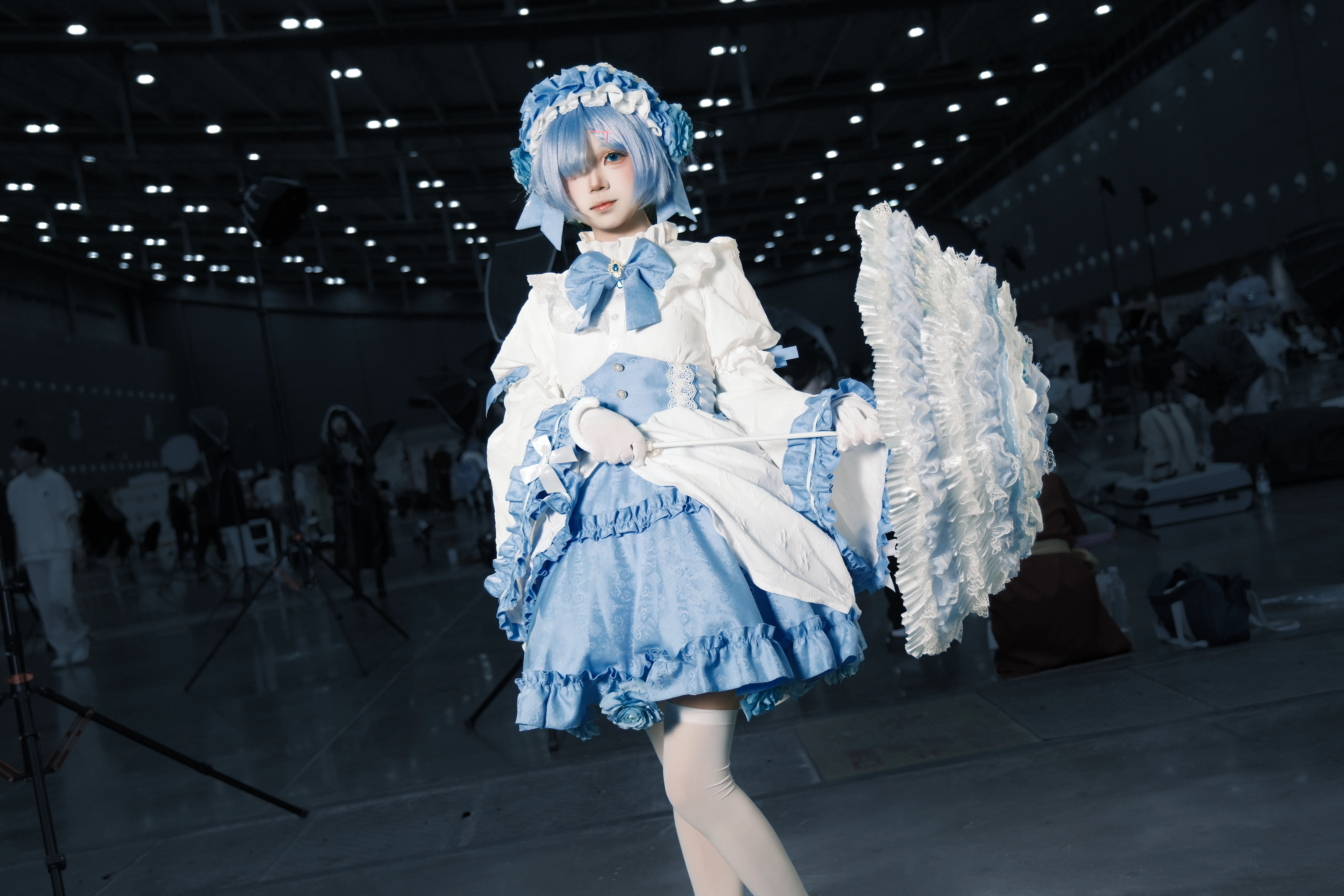 【蕾姆cos】从零开始的异世界生活，漫展现场的那份清凉与治愈 - 第 3 张