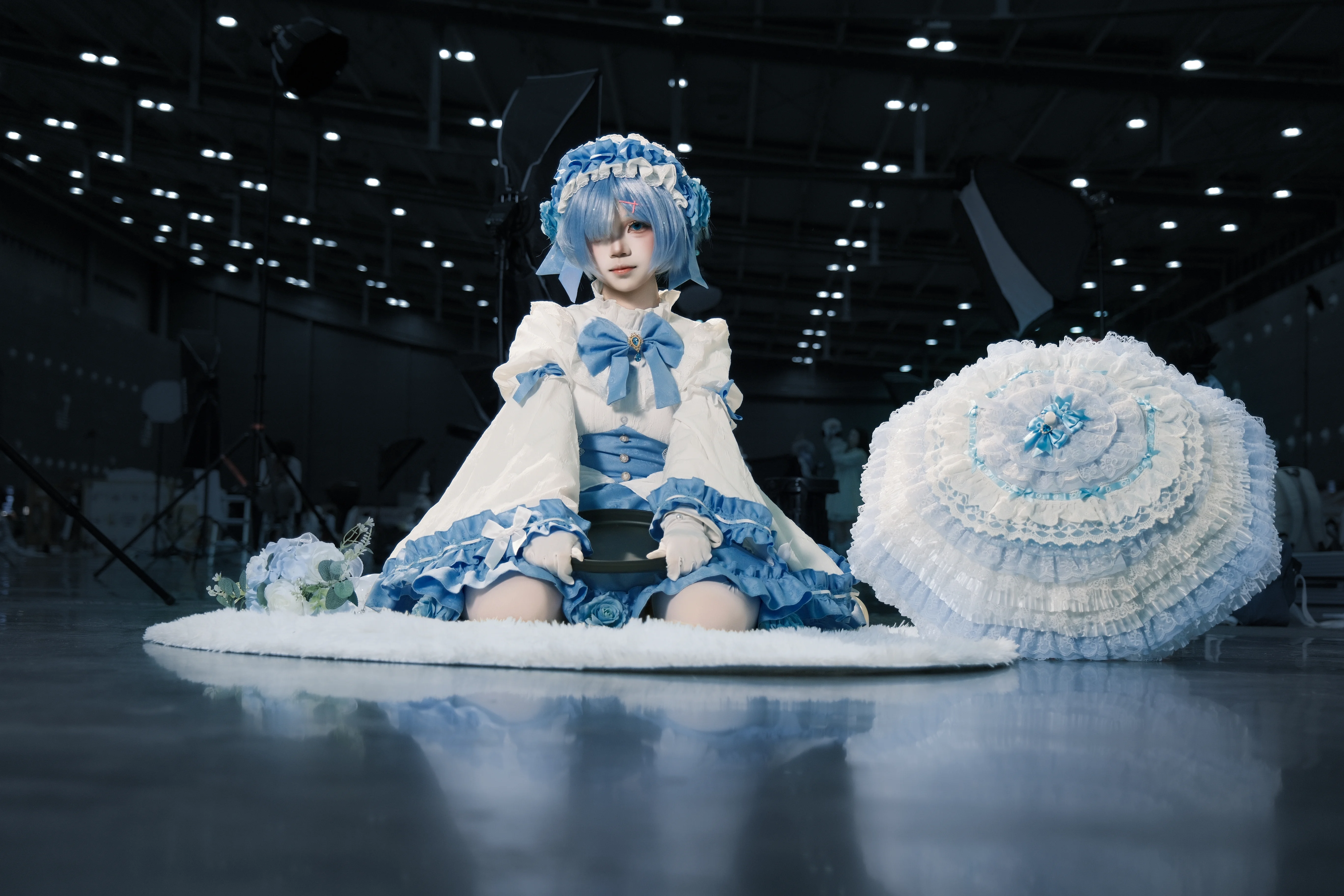 【蕾姆cos】从零开始的异世界生活，漫展现场的那份清凉与治愈 - 第 6 张