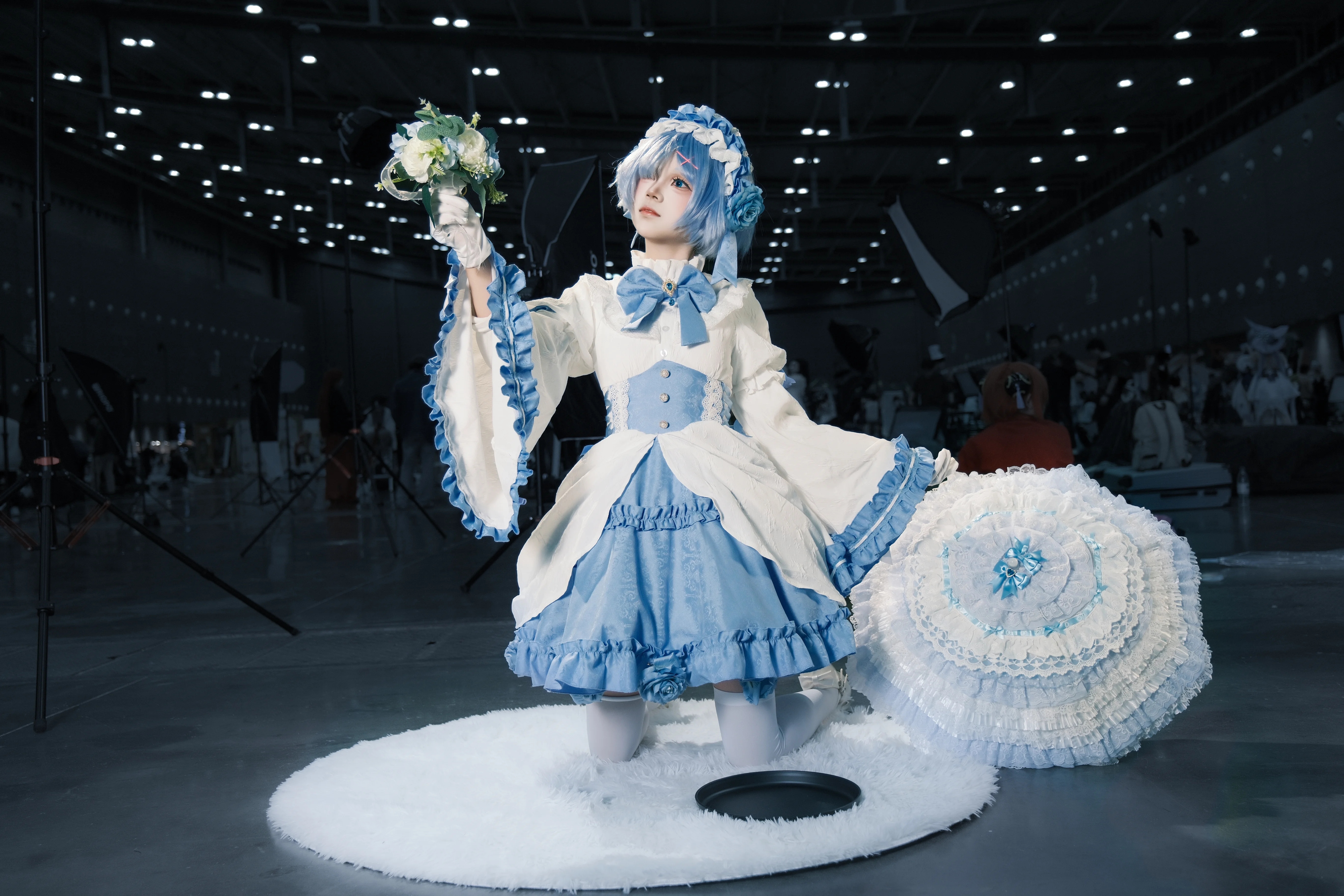 【蕾姆cos】从零开始的异世界生活，漫展现场的那份清凉与治愈 - 第 8 张