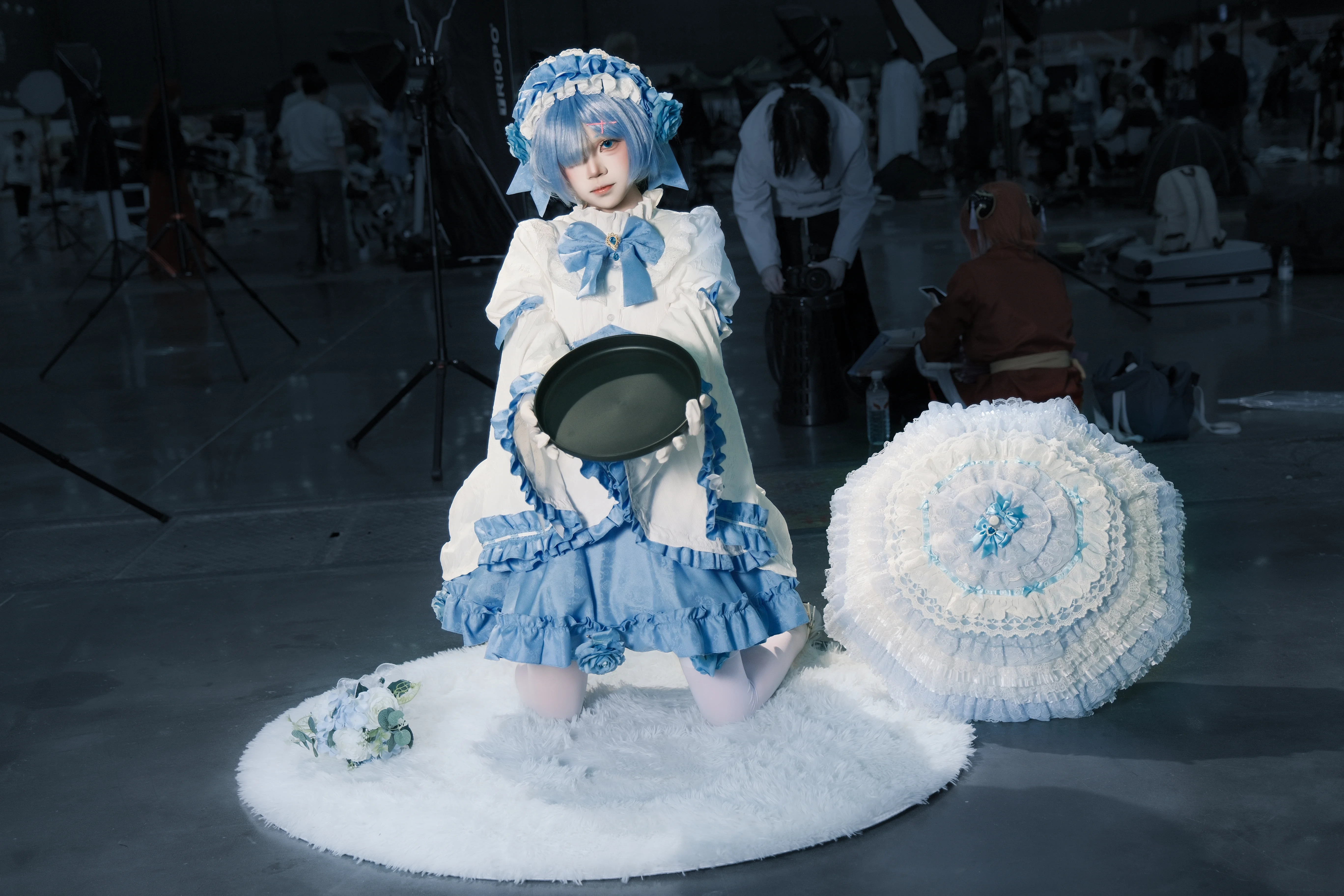 【蕾姆cos】从零开始的异世界生活，漫展现场的那份清凉与治愈 - 第 9 张