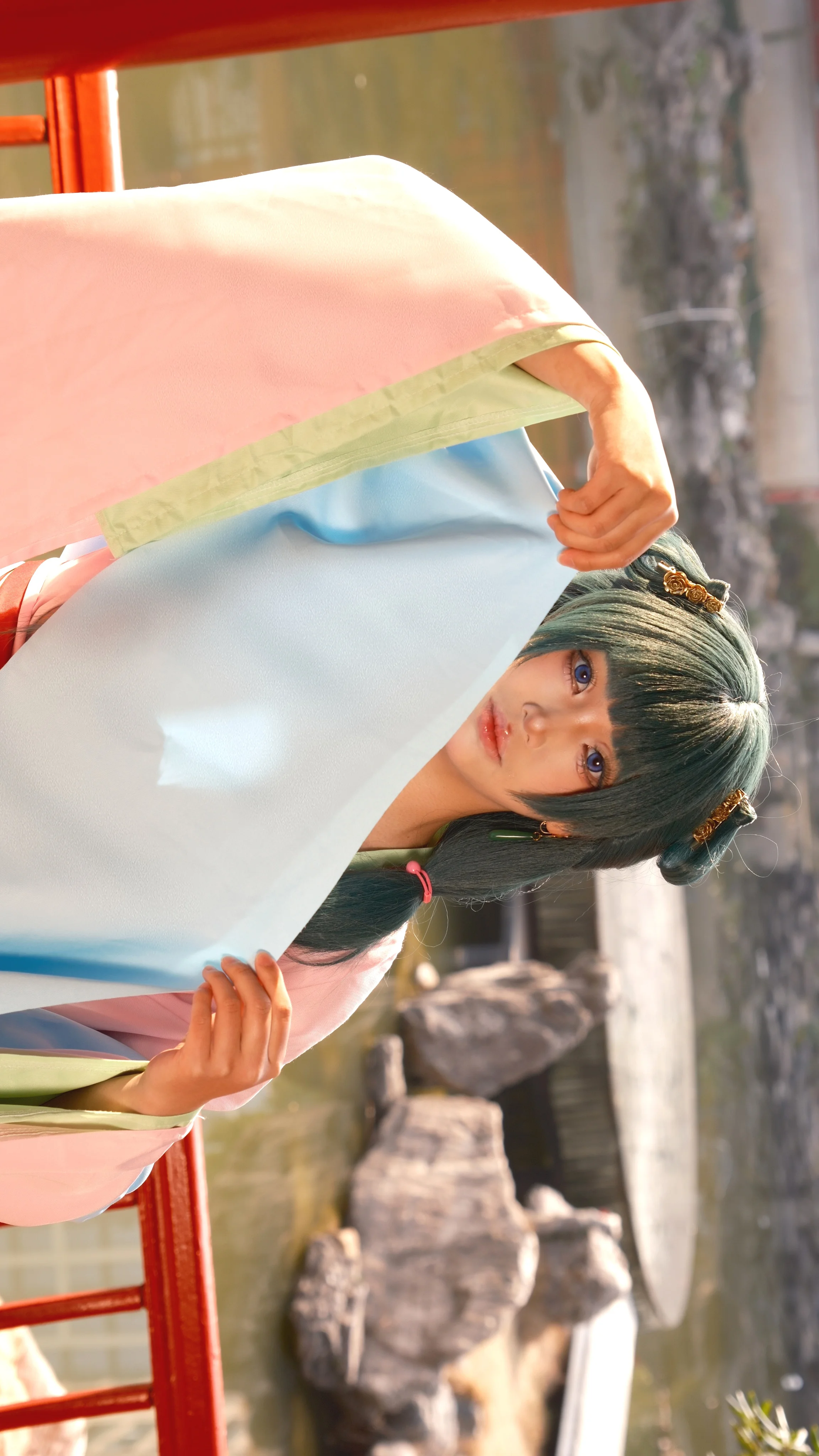 【貓貓cos】藥屋少女的呢喃，在中式園林裡尋找藥草的氣息 - 第 3 張