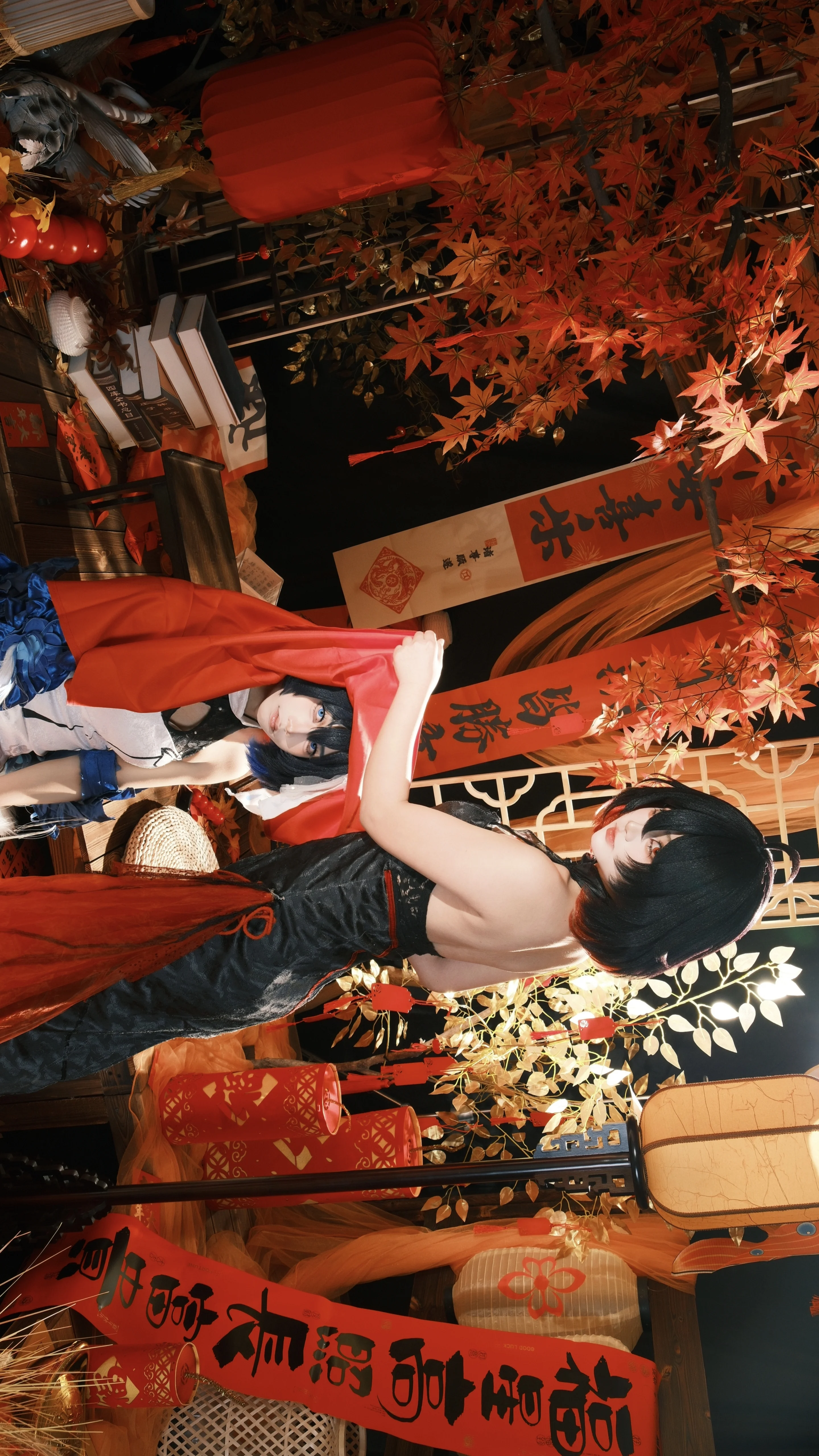 【希儿cos】在红枫与灯笼下，捕捉崩坏3里的勇敢瞬间 - 第 2 张