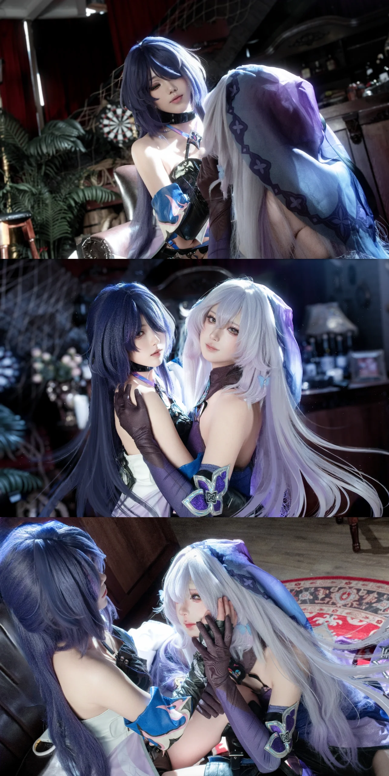 【黑天鹅黄泉cos】崩坏星穹铁道的深夜酒吧邂逅 - 第 1 张