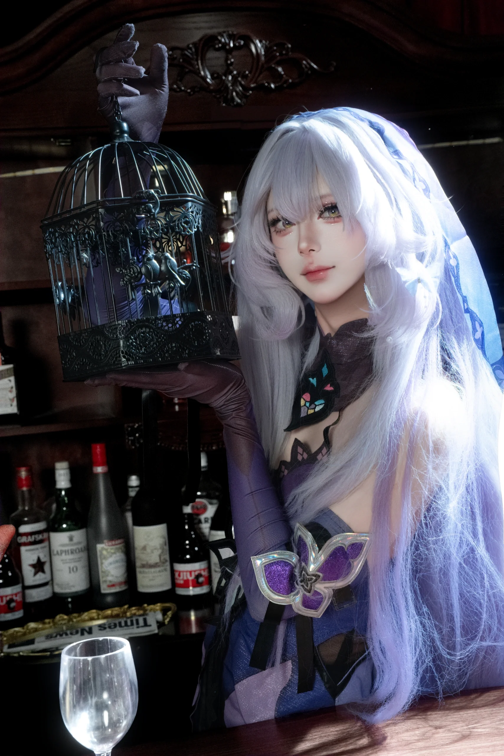 【黑天鹅黄泉cos】崩坏星穹铁道的深夜酒吧邂逅 - 第 4 张