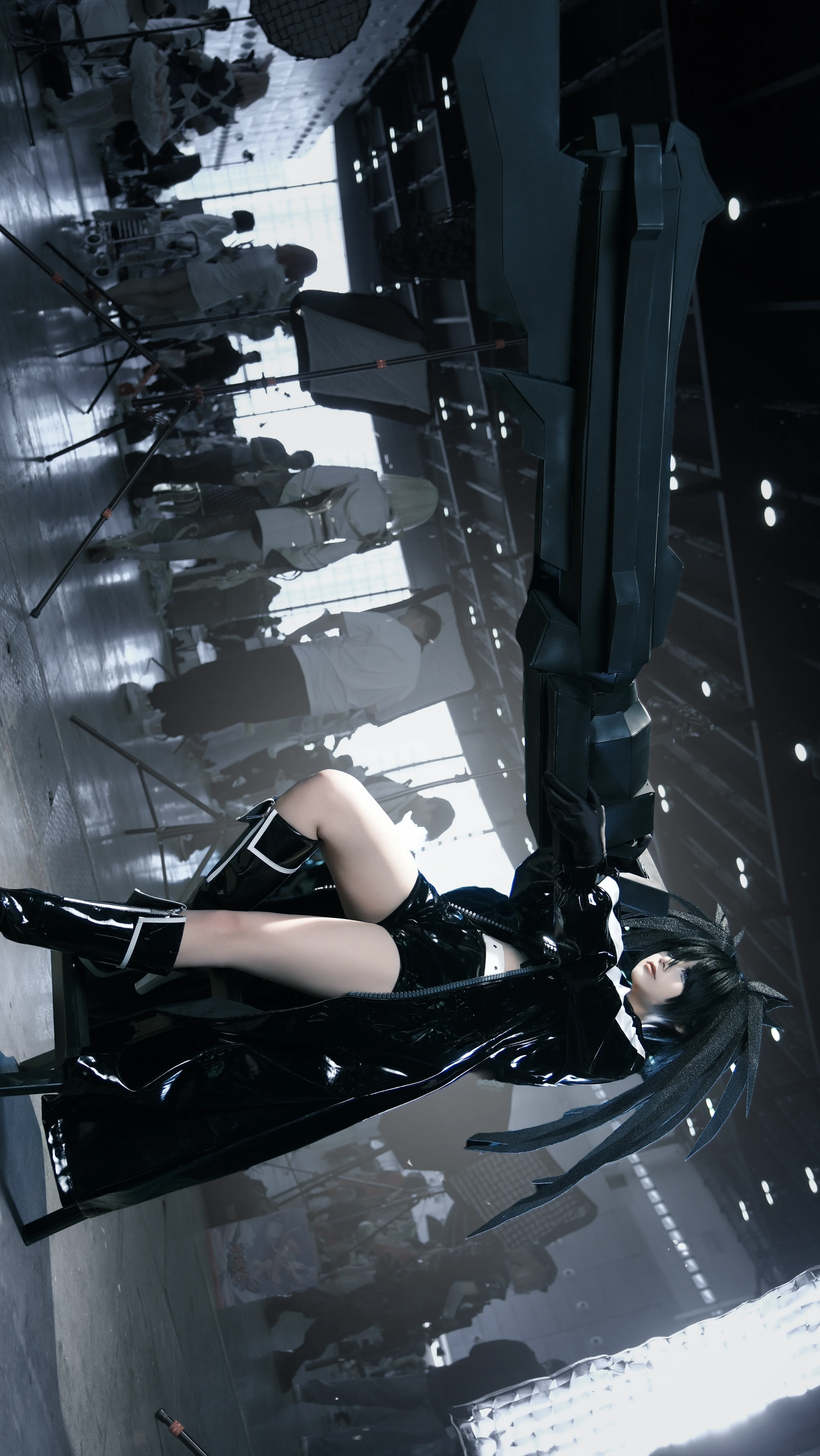 【黑岩射手cos】BLACK★ROCK SHOOTER 漆皮风衣与重型火炮的现场实录 - 第 2 张