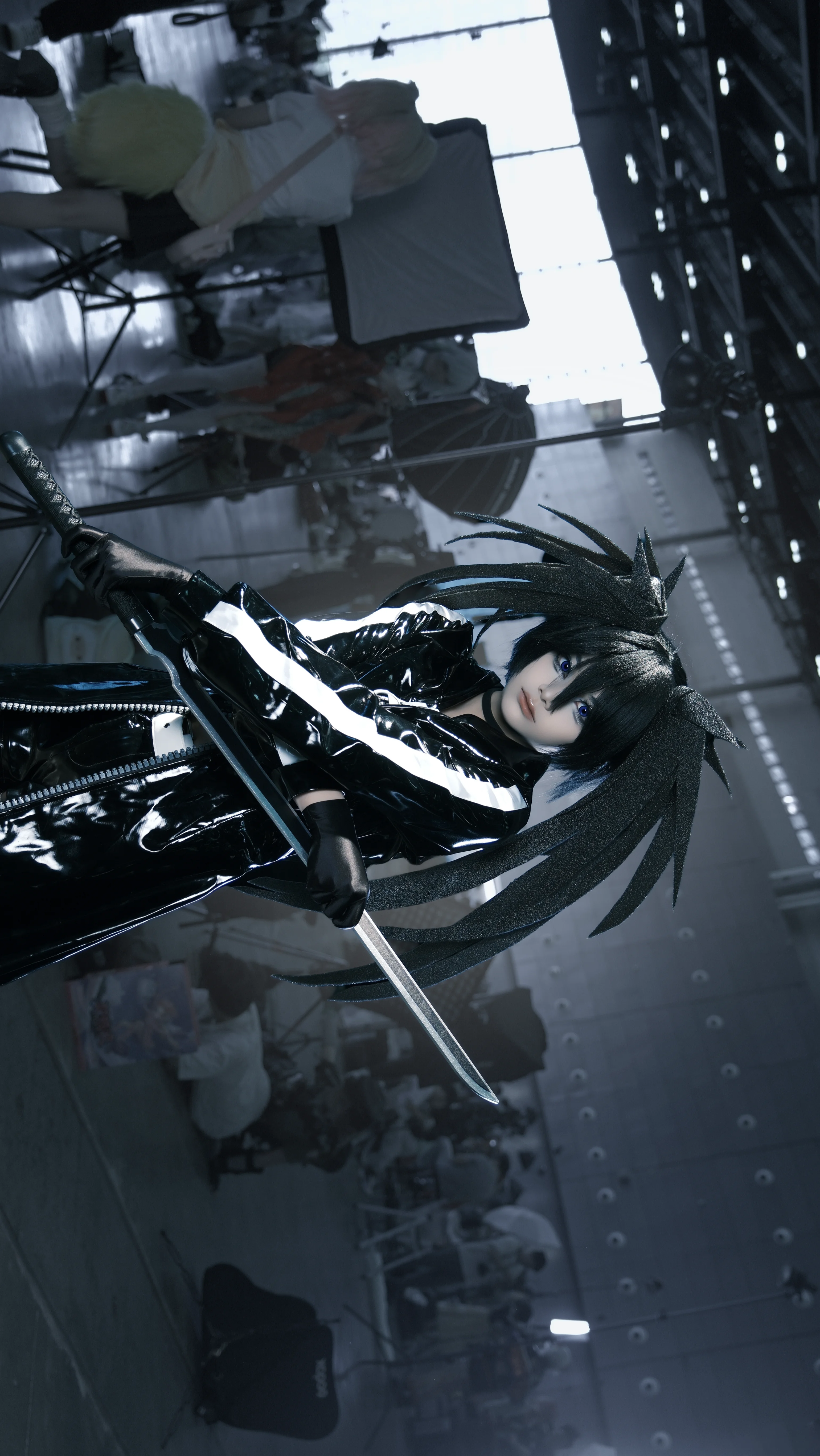 【黑岩射手cos】BLACK★ROCK SHOOTER 漆皮风衣与重型火炮的现场实录 - 第 4 张