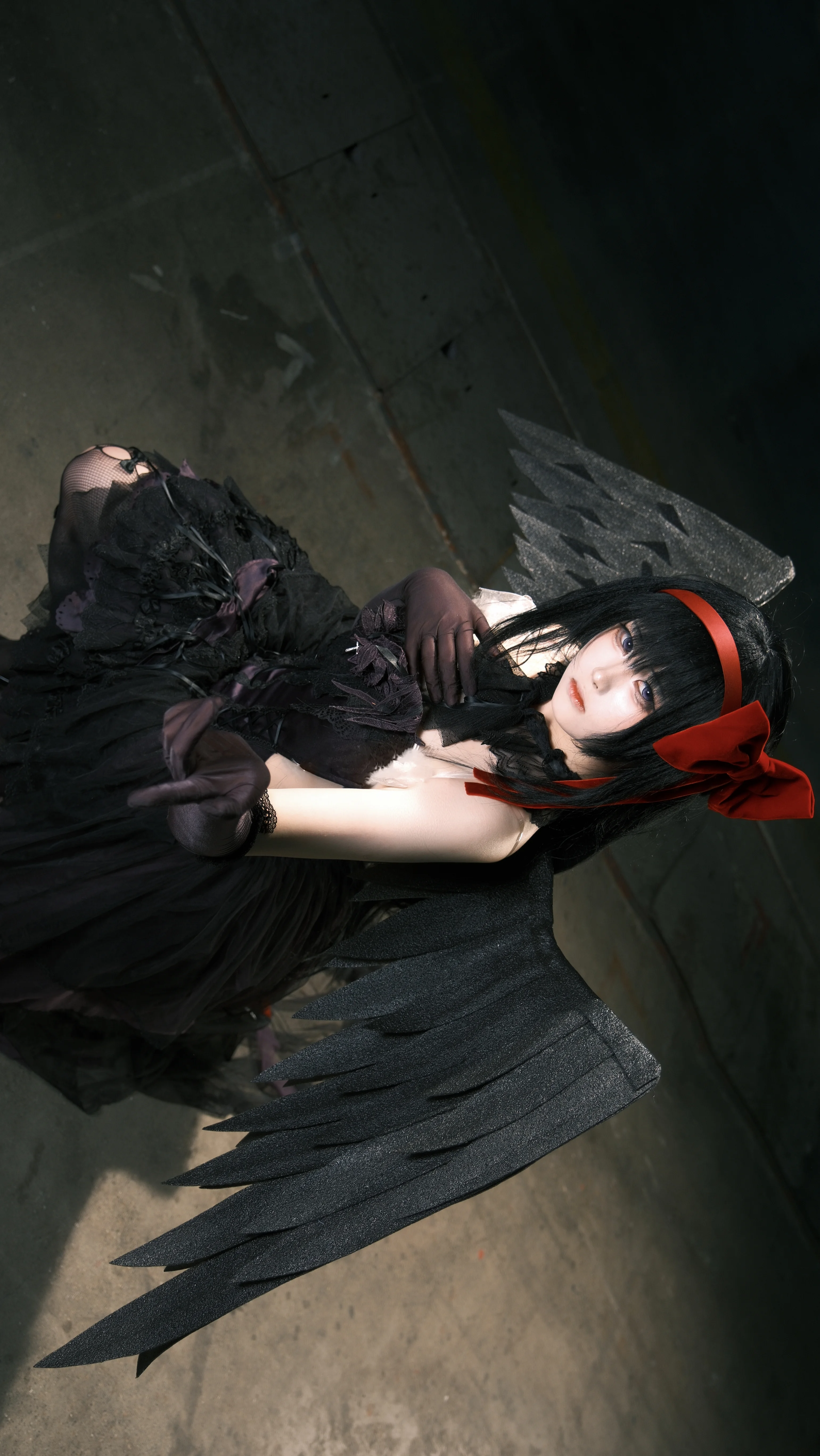 【曉美焰cos】魔法少女小圓，黑翼與紅蝶的暗影定格 - 第 2 張