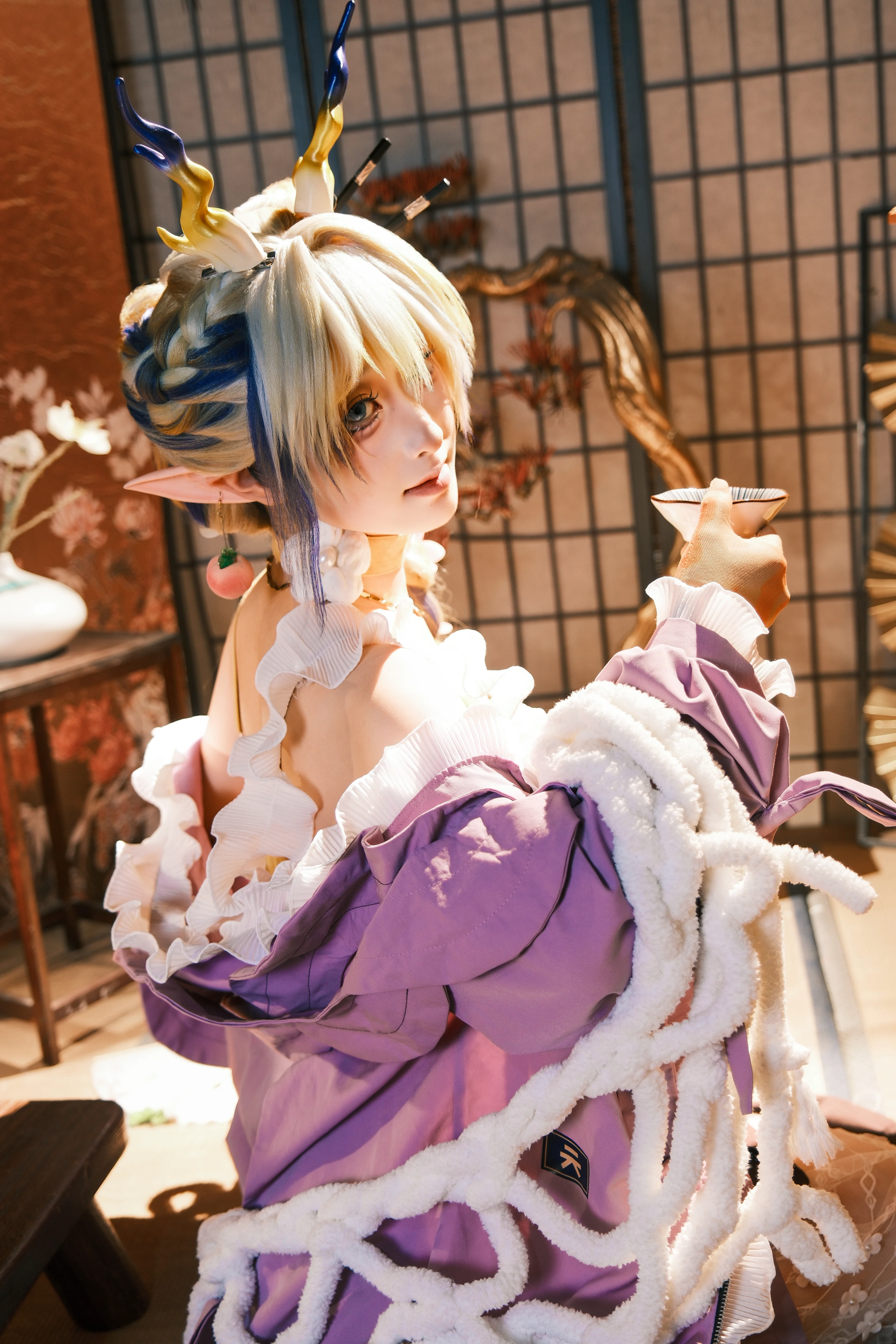 【明日方舟黍cos】與花同醉，一宴春日 - 第 2 張