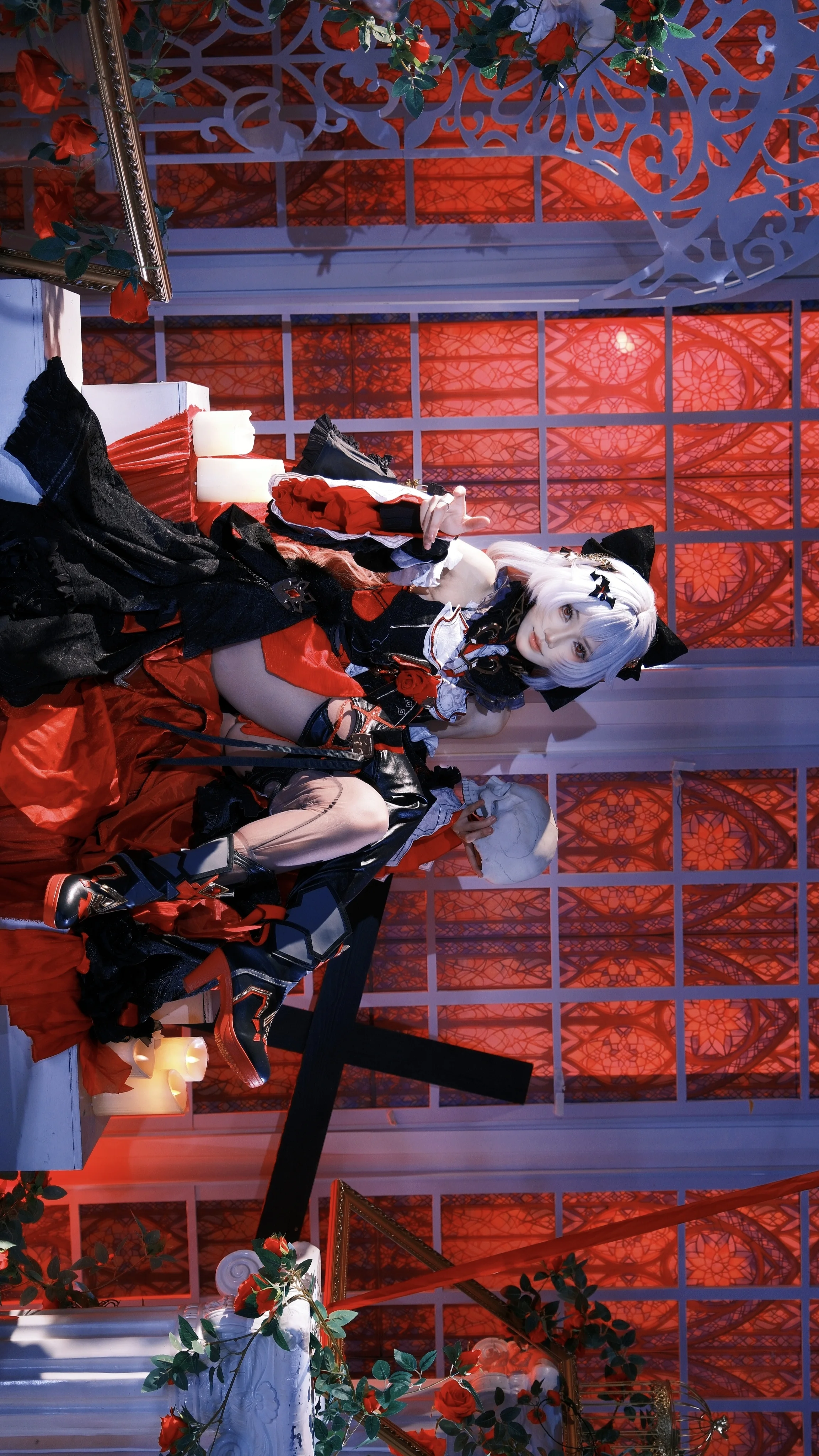 【月下誓約・愛をあなたに コスプレ】『崩壊3rd』愛を心に捧ぐ、ゴシックな夜の美学 - 1 枚目