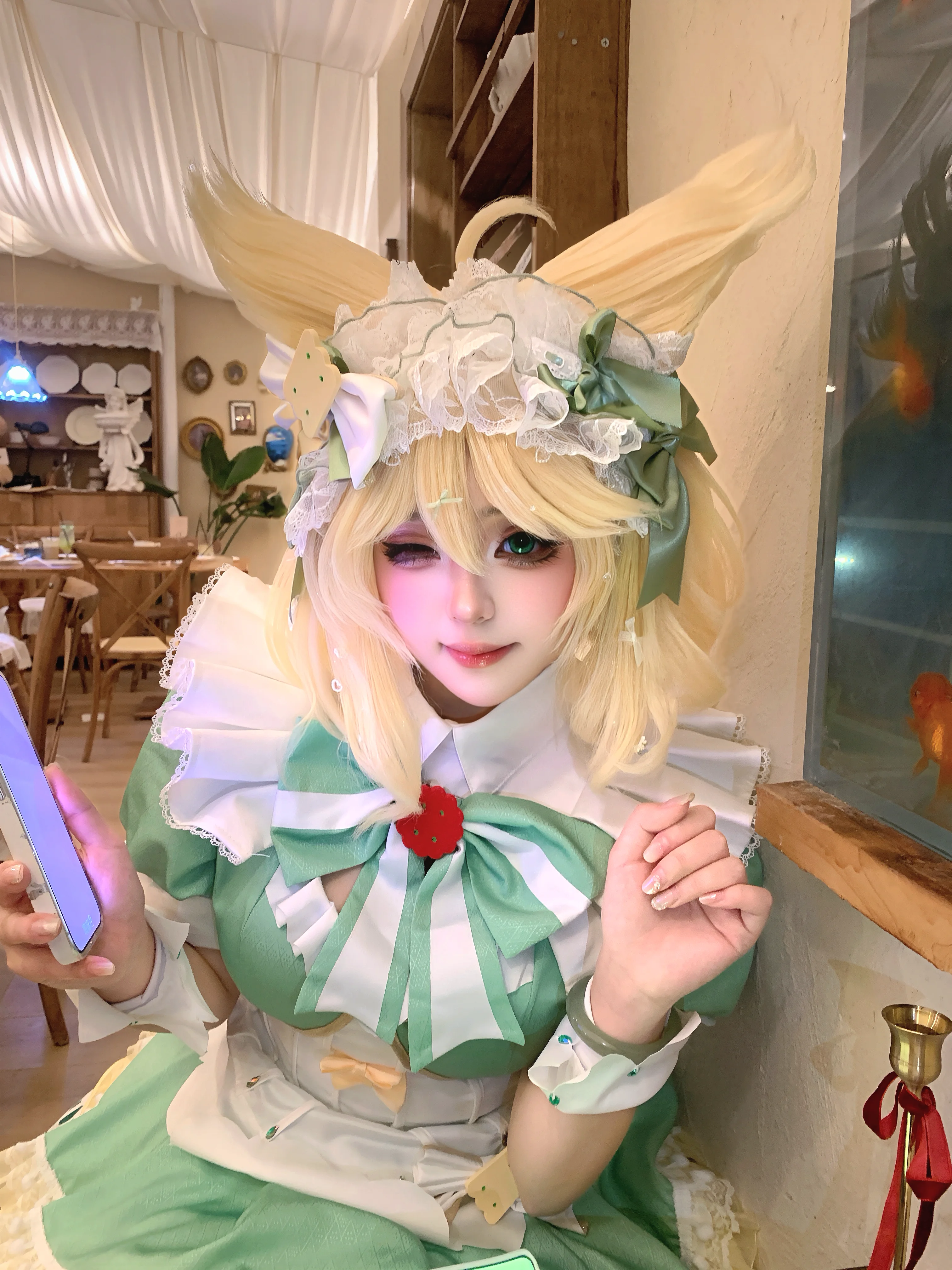【原神cos】周末棚拍寻觅摄影老师 拍仆人与丝柯克 - 第 8 张