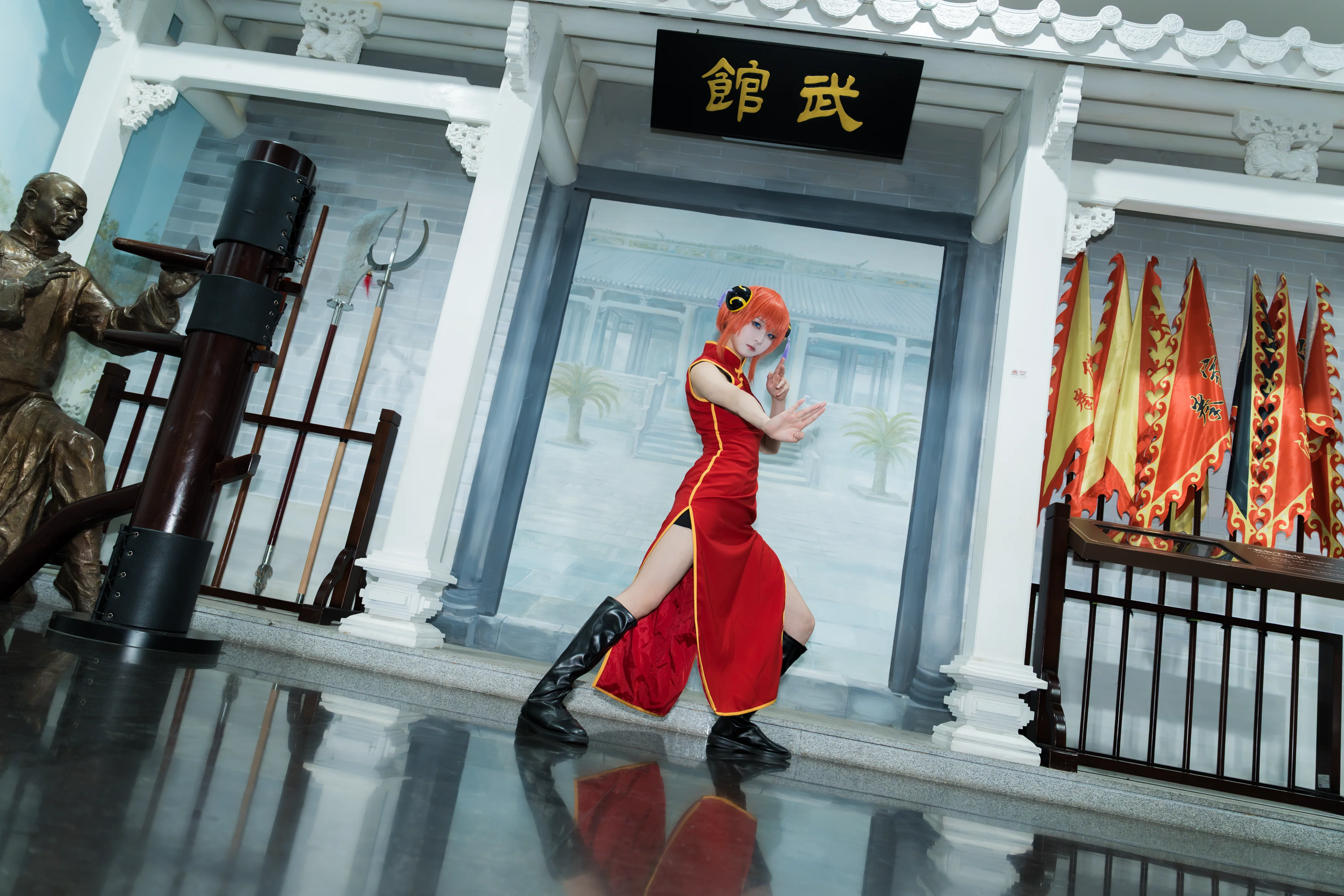 【神乐cos】红伞与木人桩，追寻守护的力量 - 第 3 张
