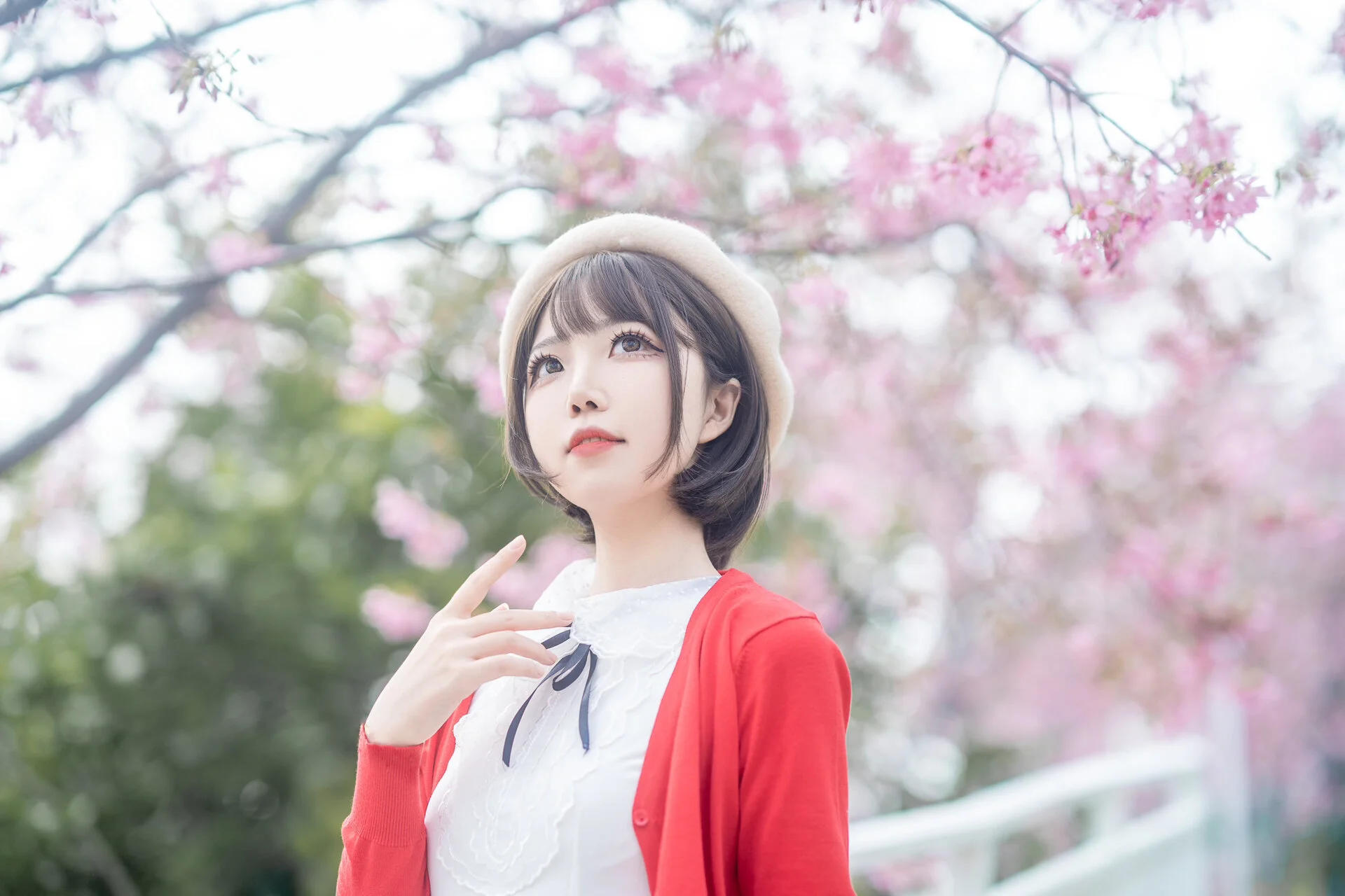 【加藤惠cos】漫花庄园的春日樱花，再现路人女主的风采 - 第 11 张