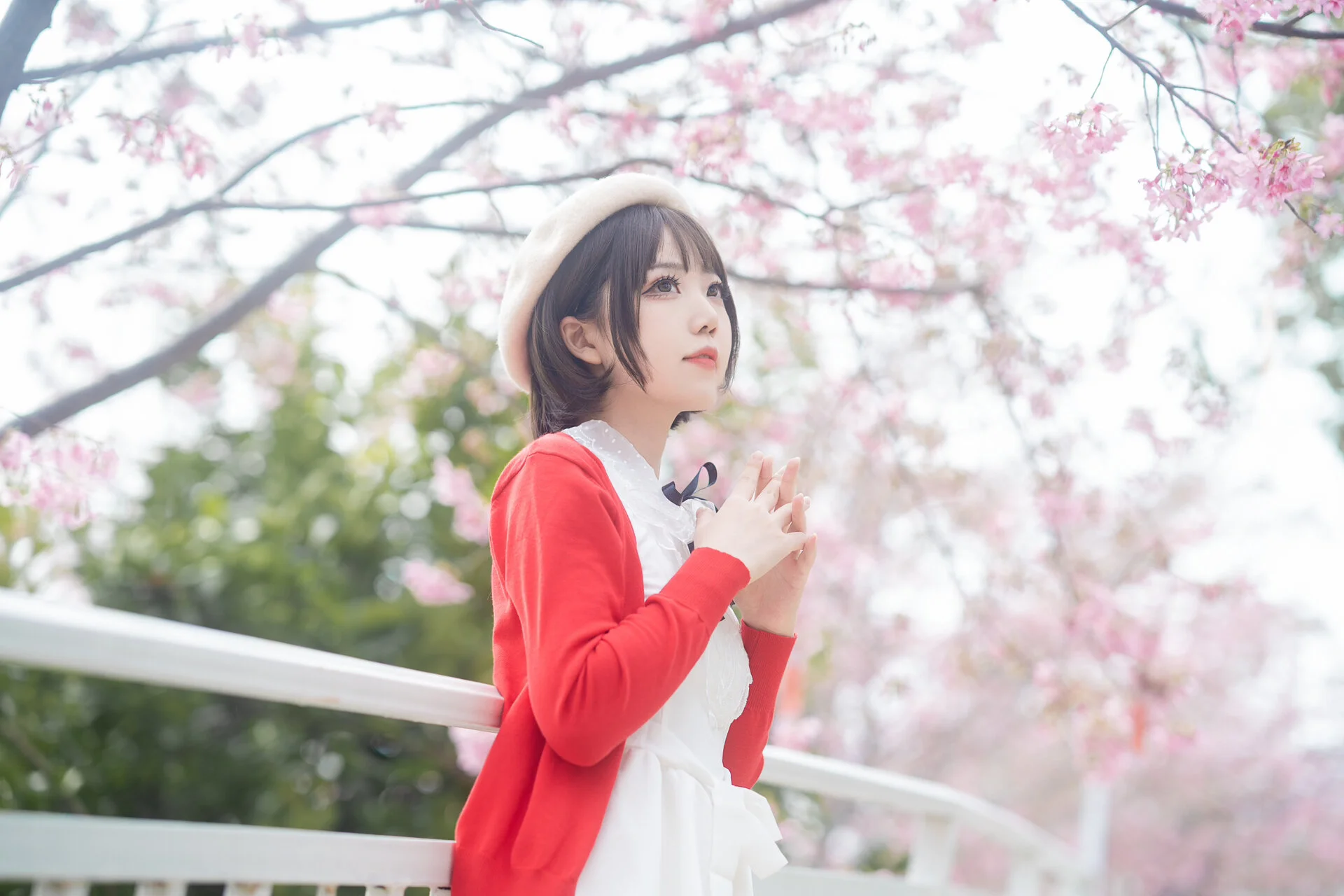 【加藤惠cos】漫花庄园的春日樱花，再现路人女主的风采 - 第 12 张