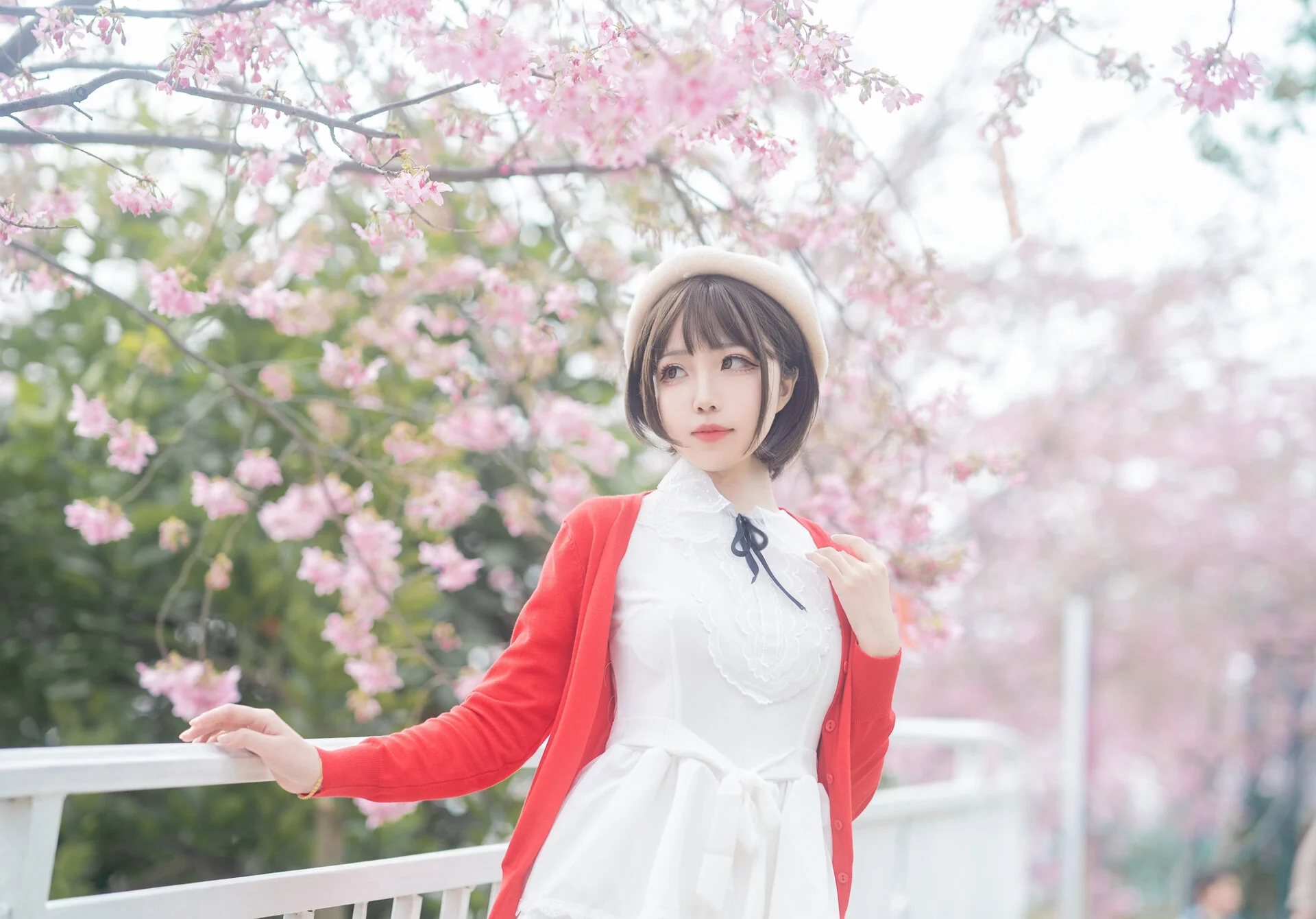 【加藤惠cos】漫花庄园的春日樱花，再现路人女主的风采 - 第 13 张