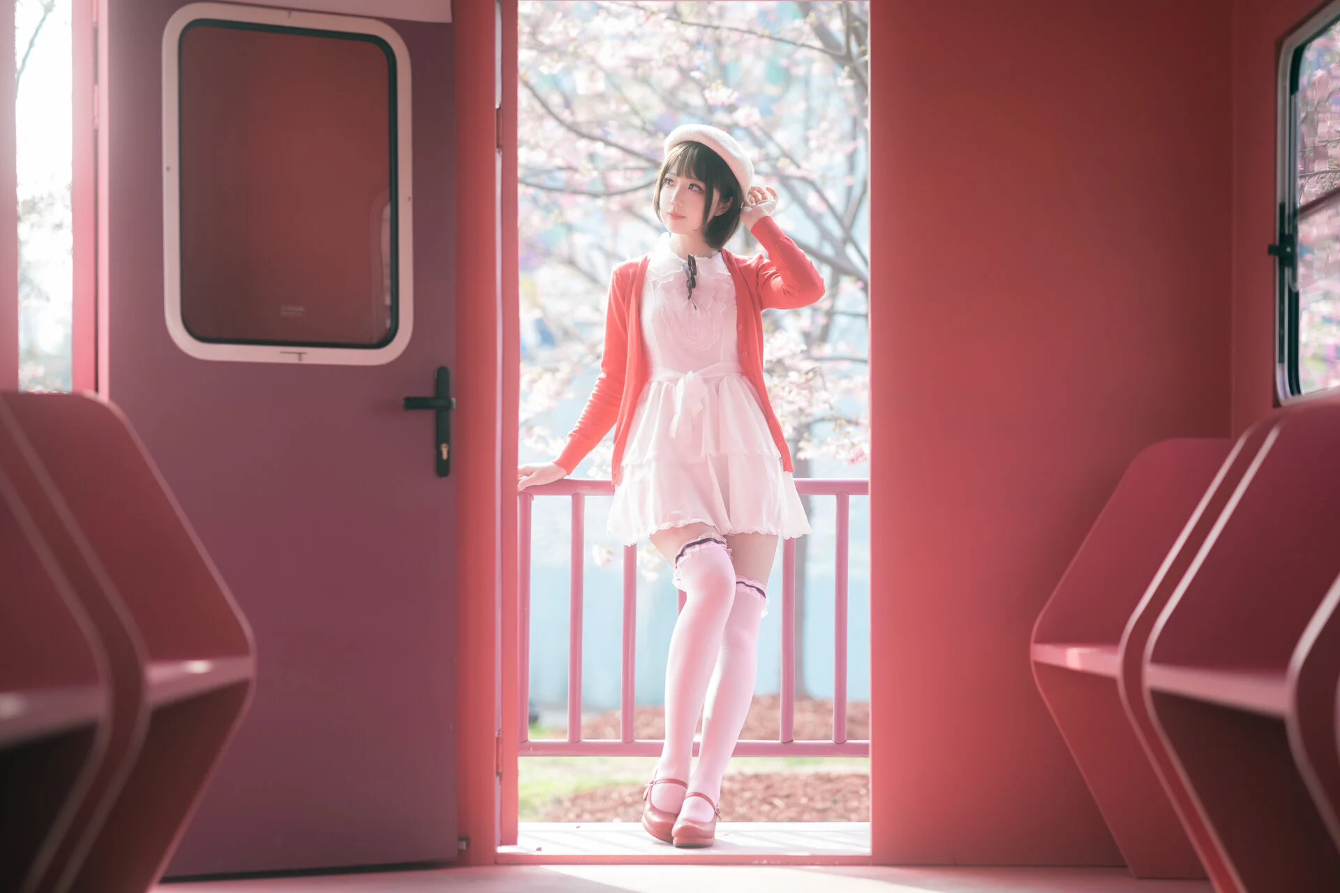 【加藤惠cos】漫花庄园的春日樱花，再现路人女主的风采 - 第 2 张