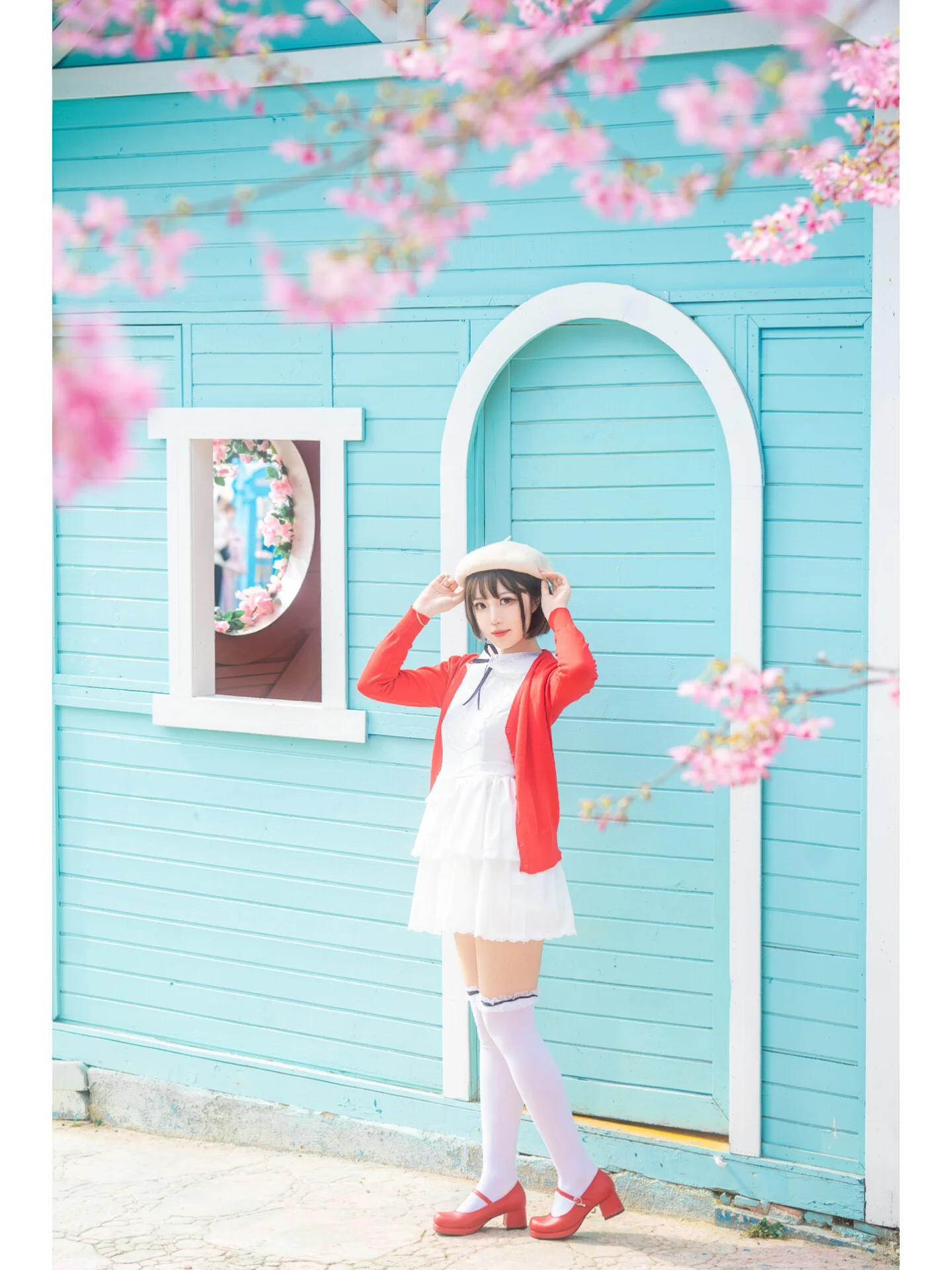 【加藤惠cos】漫花庄园的春日樱花，再现路人女主的风采 - 第 4 张