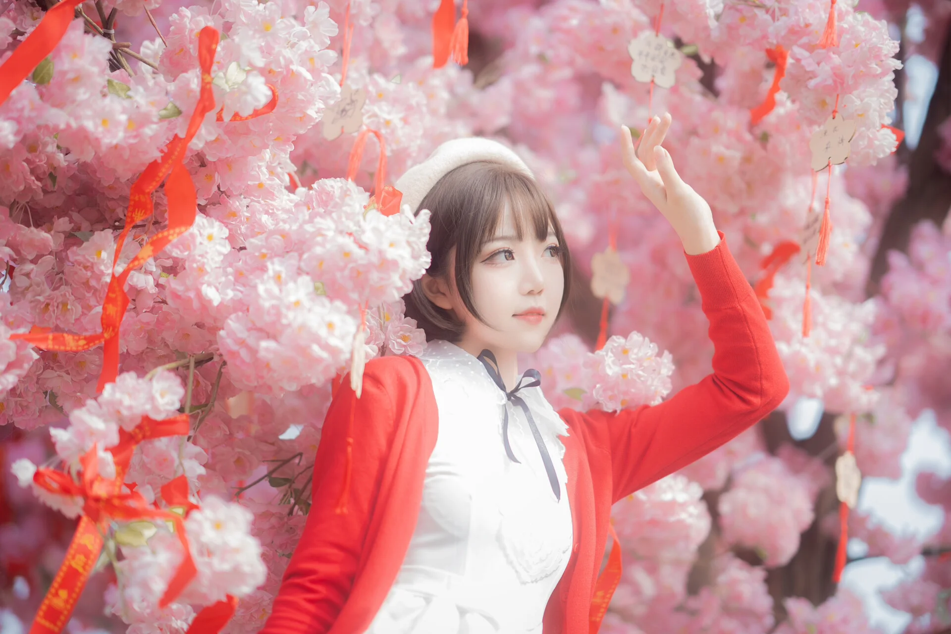 【加藤惠cos】漫花庄园的春日樱花，再现路人女主的风采 - 第 5 张