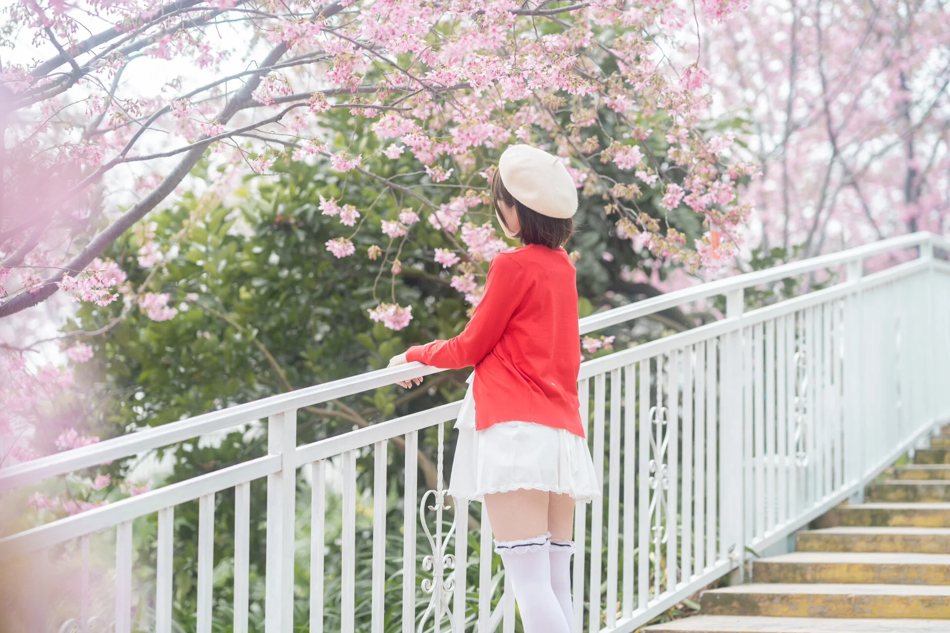 【加藤惠cos】漫花庄园的春日樱花，再现路人女主的风采 - 第 7 张