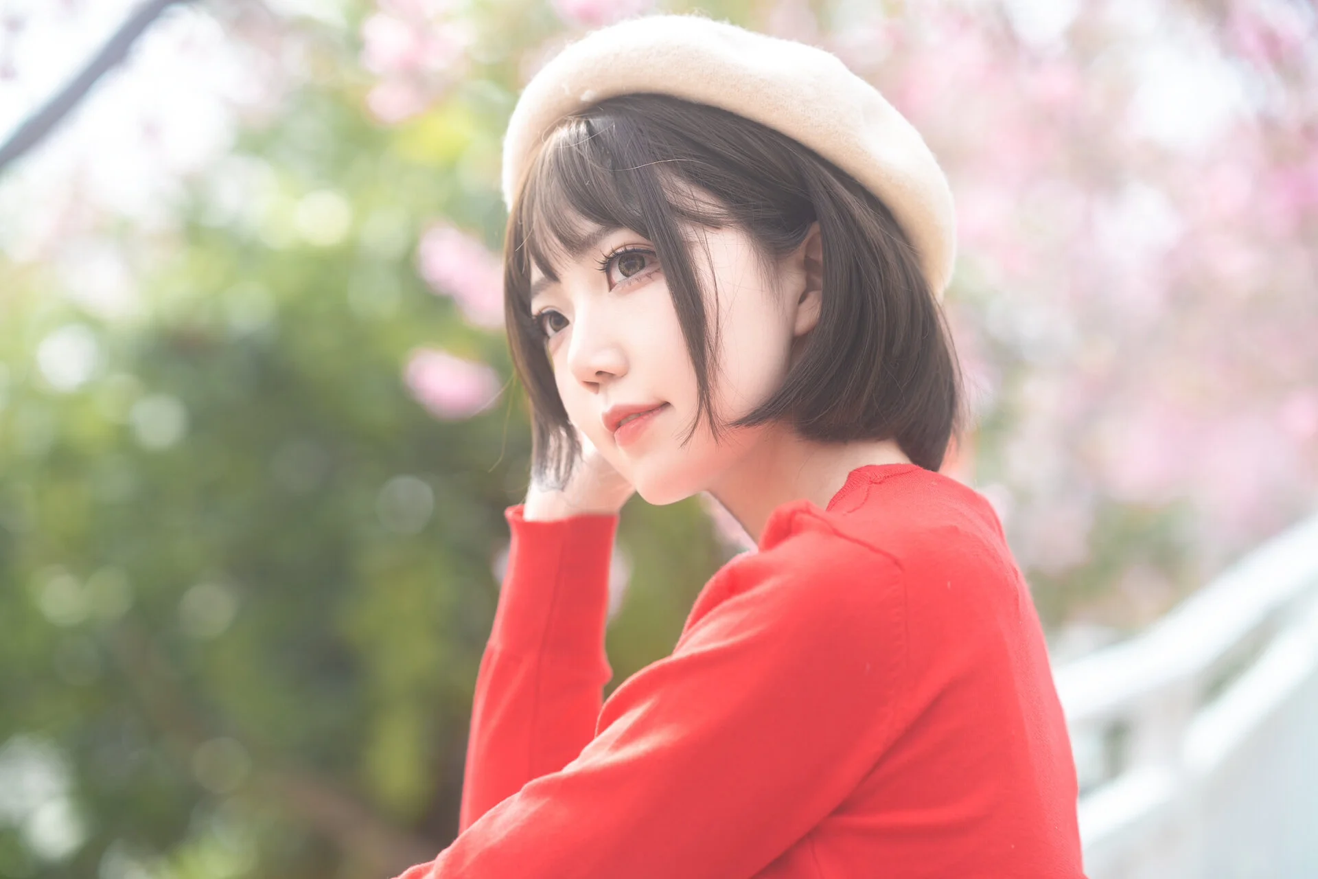 【加藤惠cos】漫花庄园的春日樱花，再现路人女主的风采 - 第 9 张