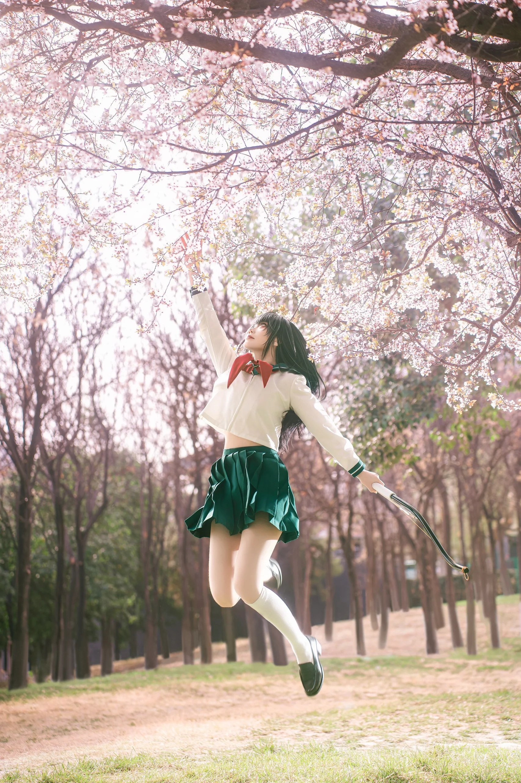 【日暮戈薇cos】跨越近二十年的犬夜叉之约，定格2025樱花季 - 第 8 张