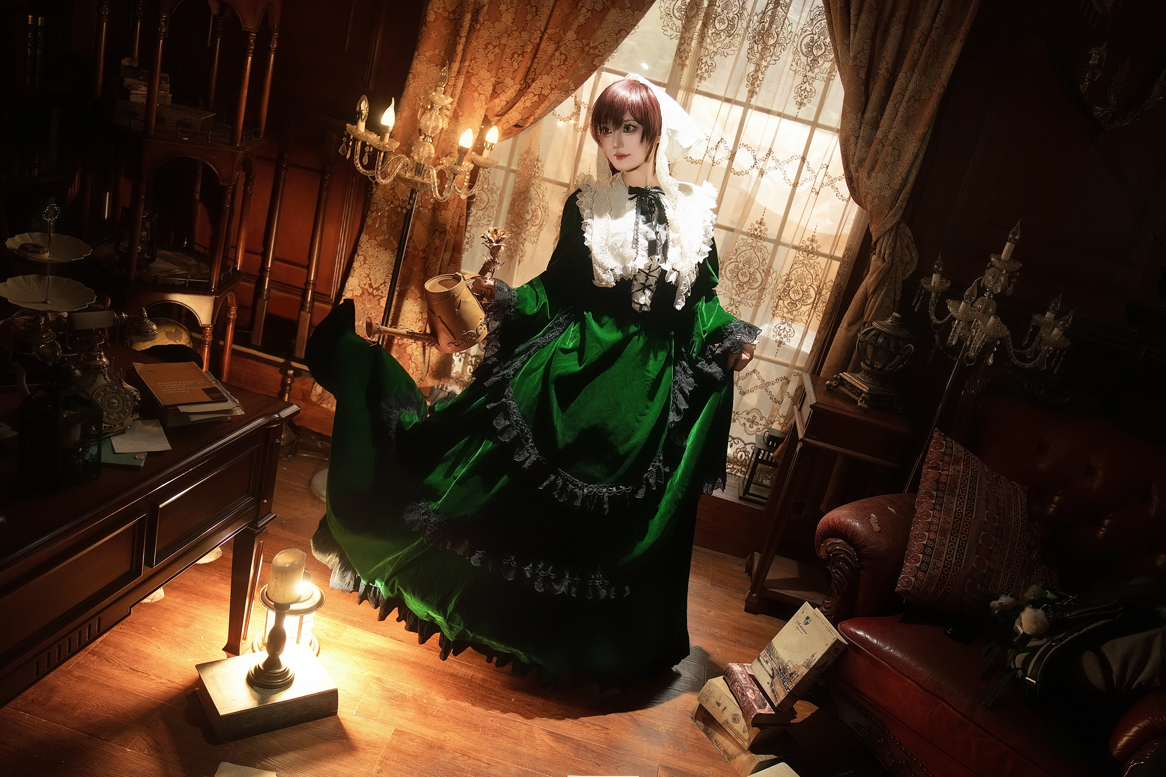 【翠星石cos】蔷薇少女第三人偶，重现童年那份精致与傲娇 - 第 5 张