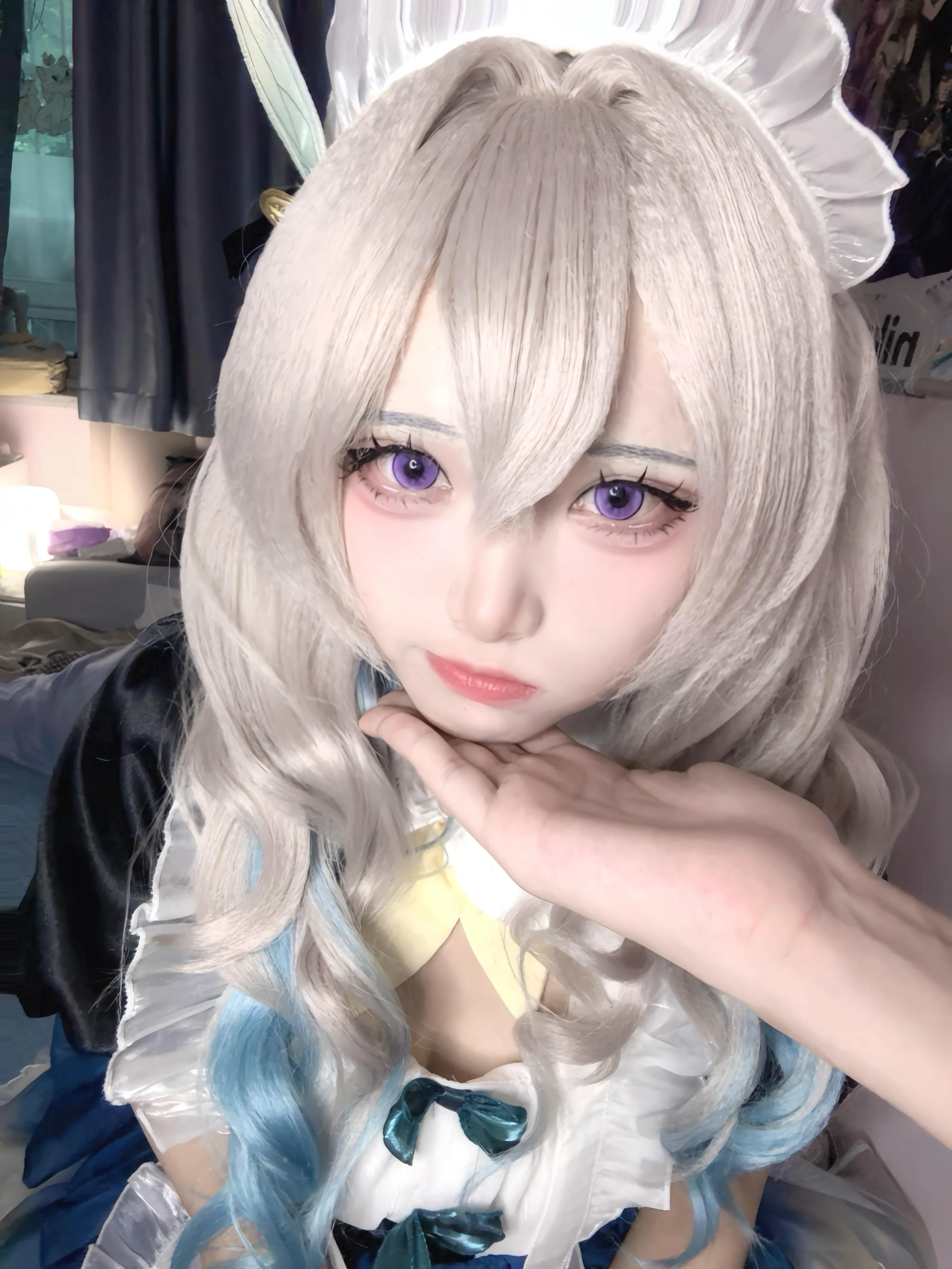【流萤cos】崩坏星穹铁道的同人女仆装，真的非常可爱 - 第 2 张
