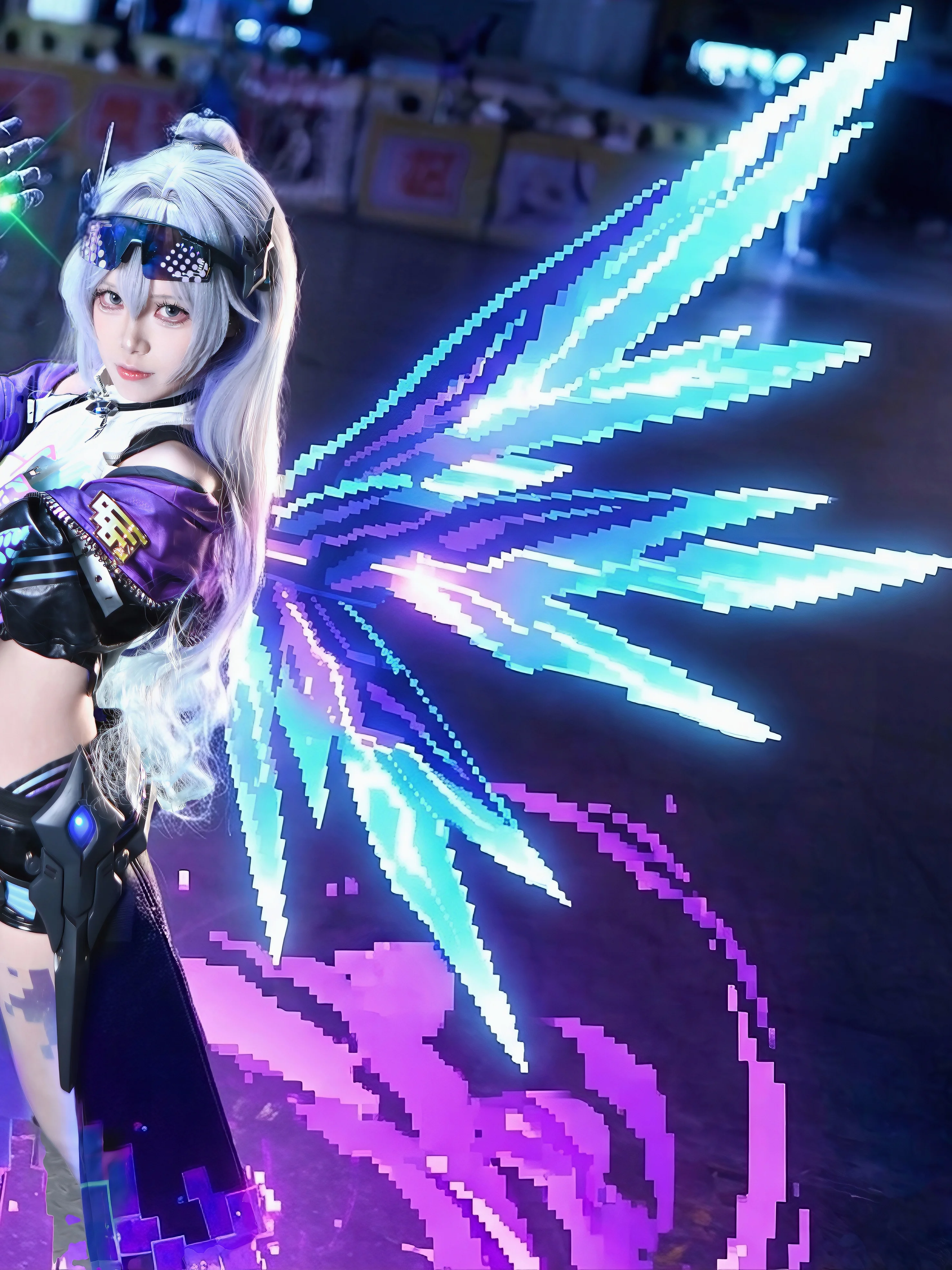 【Silver Wolf Cosplay】Honkai: Star Rail Cyber Geek: Full Wings of Pixel Light Deployed - Image 2