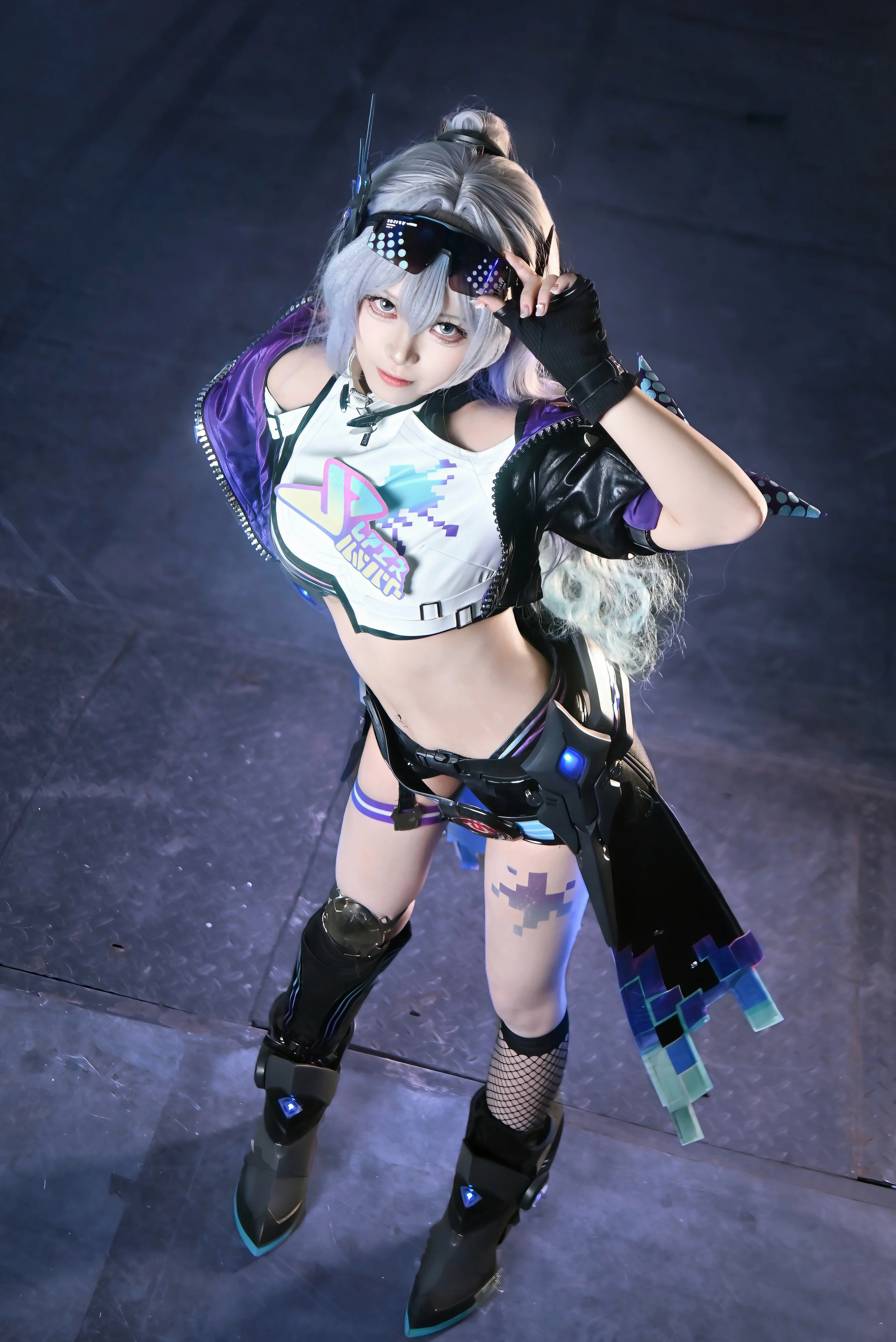 【Silver Wolf Cosplay】Honkai: Star Rail Cyber Geek: Full Wings of Pixel Light Deployed - Image 5